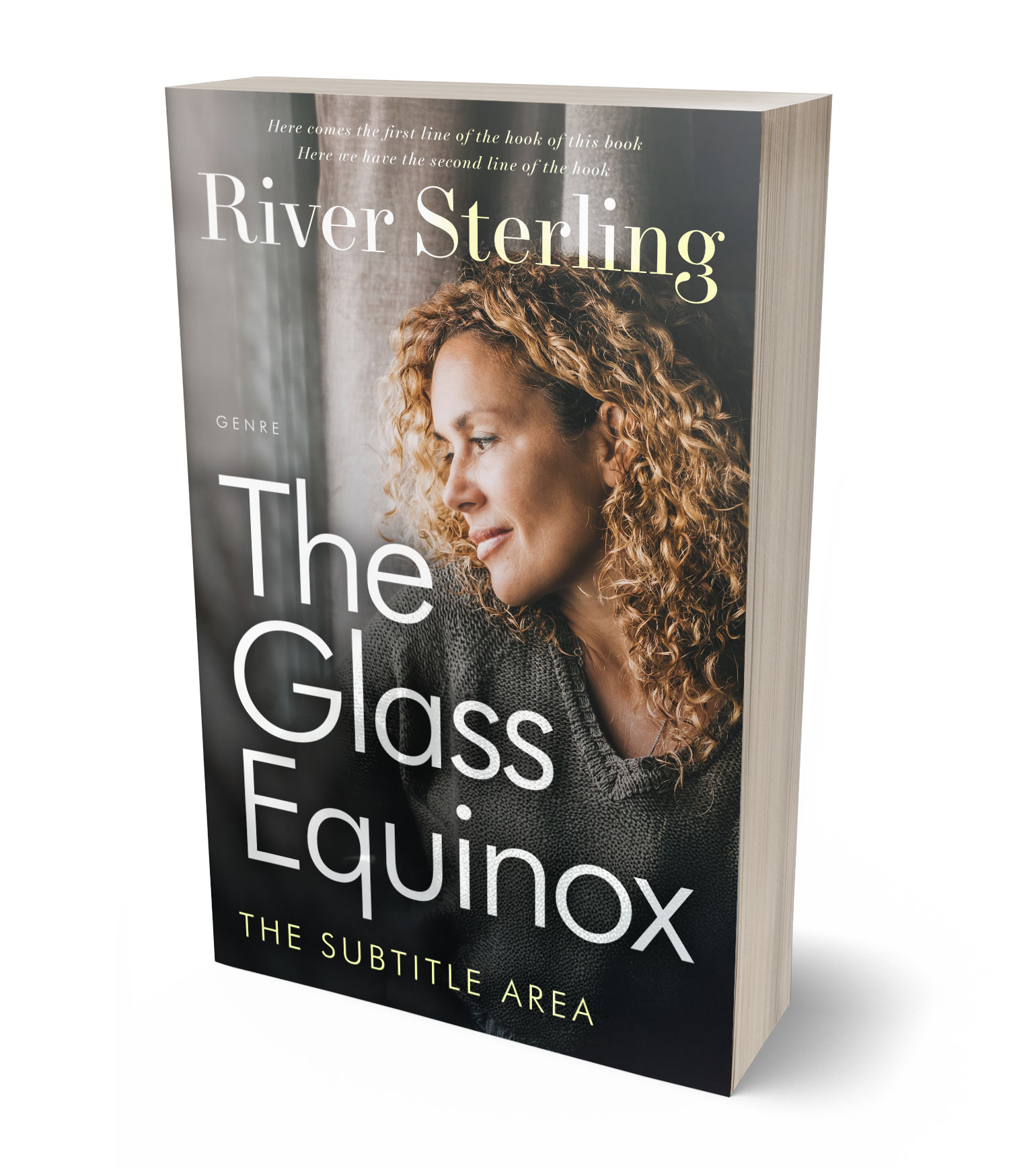 3D view of Premade Literary Fiction Book Cover - Tuatara #36192 | BookCoverZone*