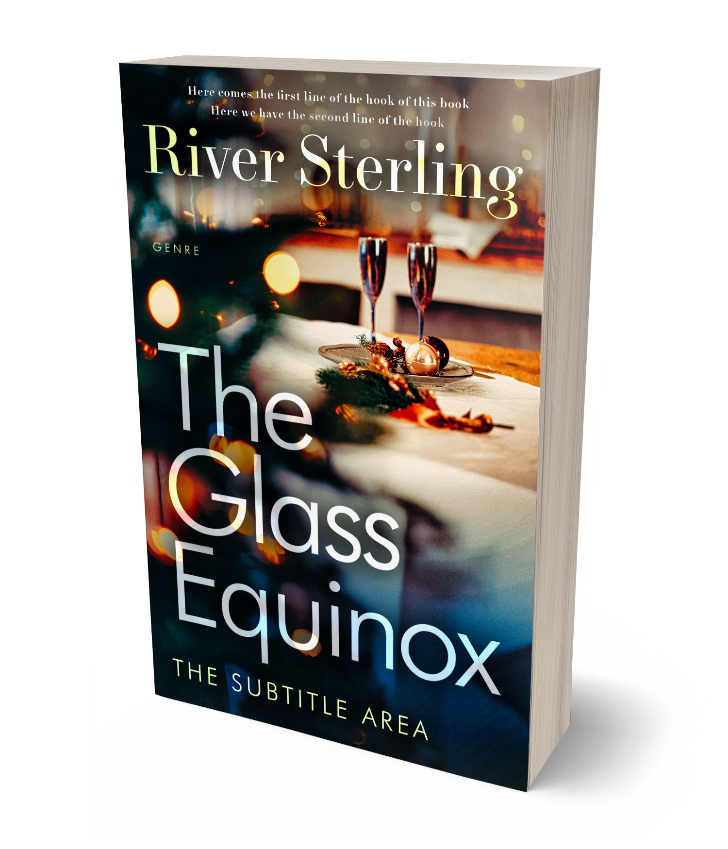 3D view of Premade Romance Book Cover - Cameo #36193 | BookCoverZone*