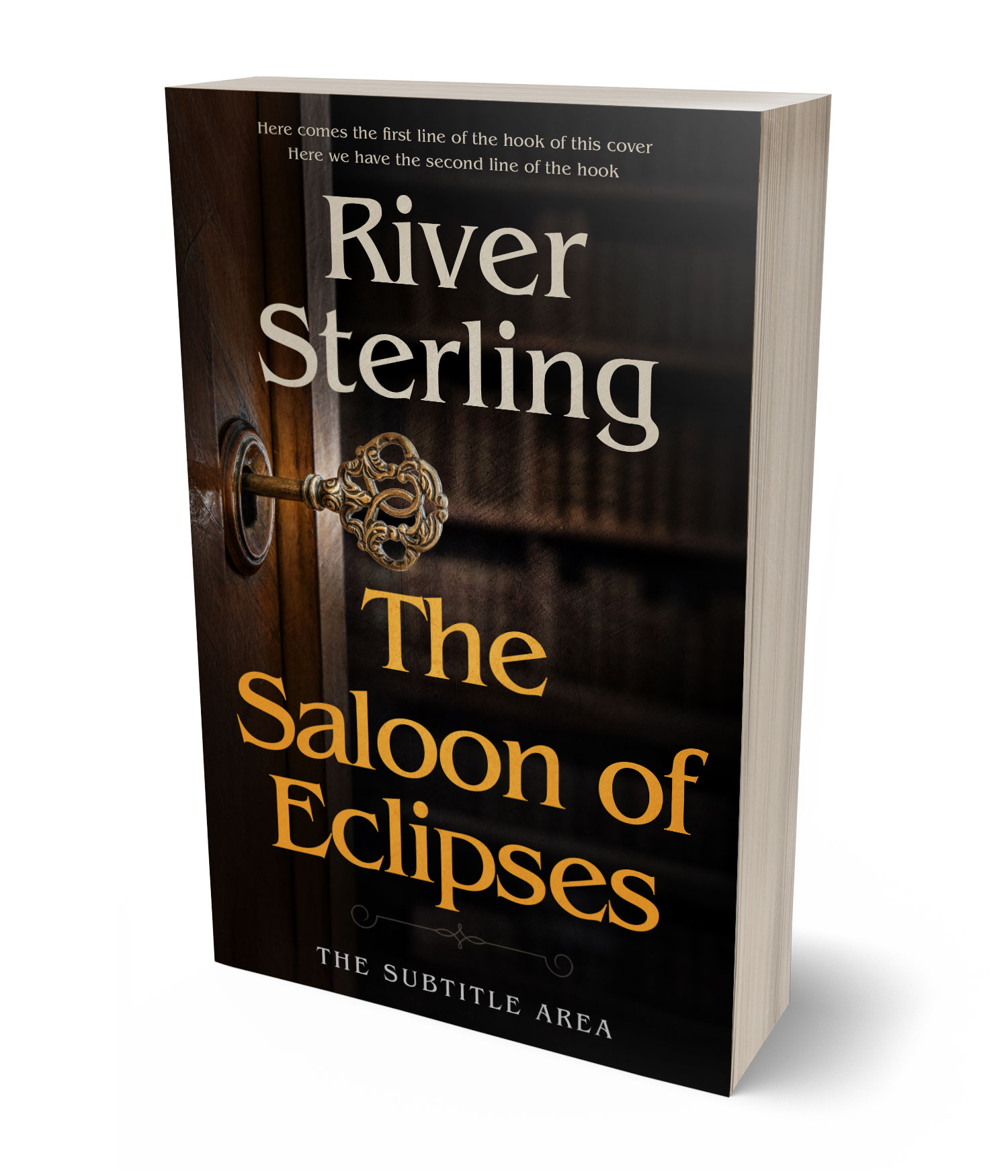 3D view of Premade Mystery & Thriller & Suspense Book Cover - Night Rider #36209 | BookCoverZone*