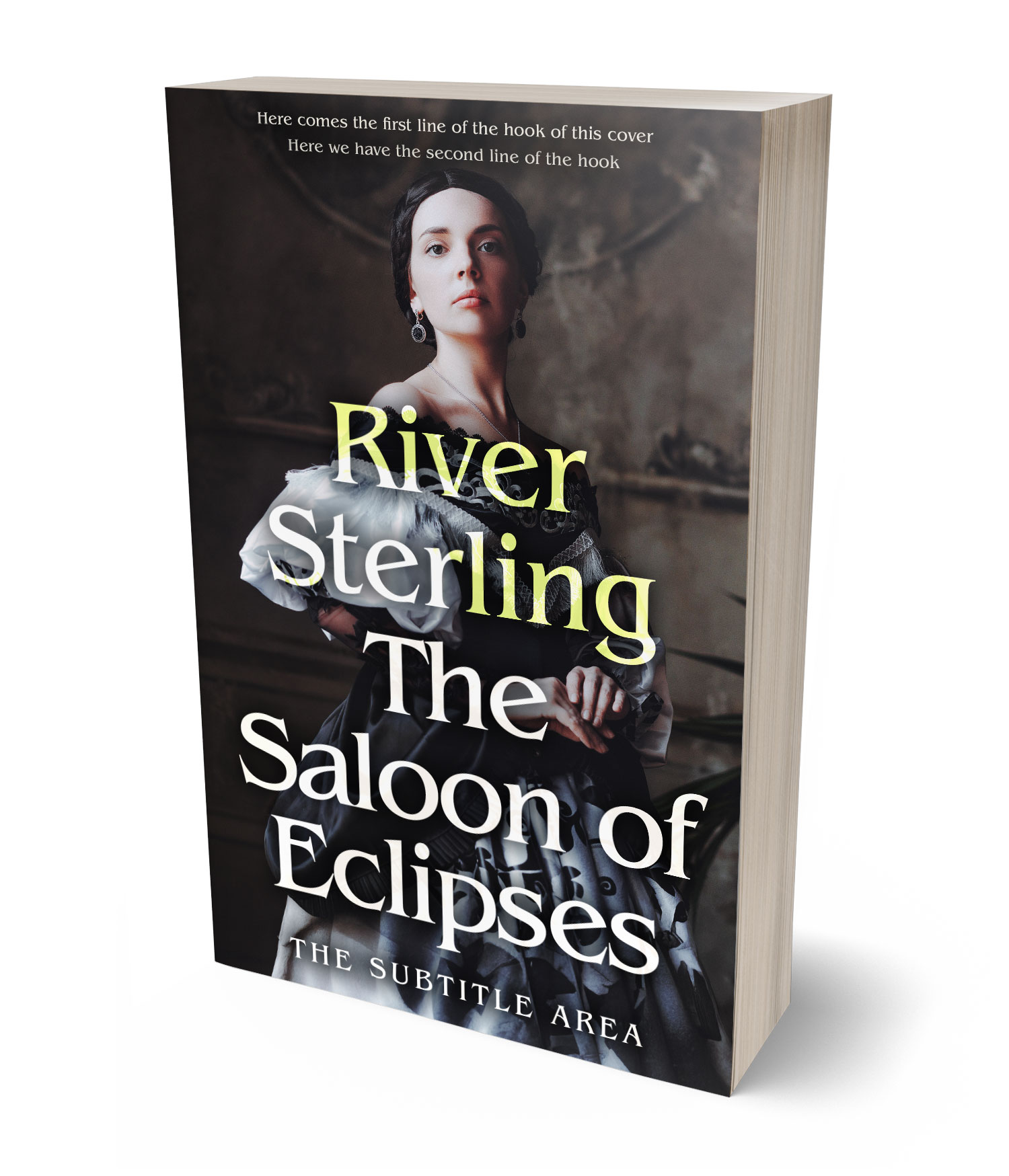 3D view of Premade  Book Cover - Mine Shaft #36211 | BookCoverZone*