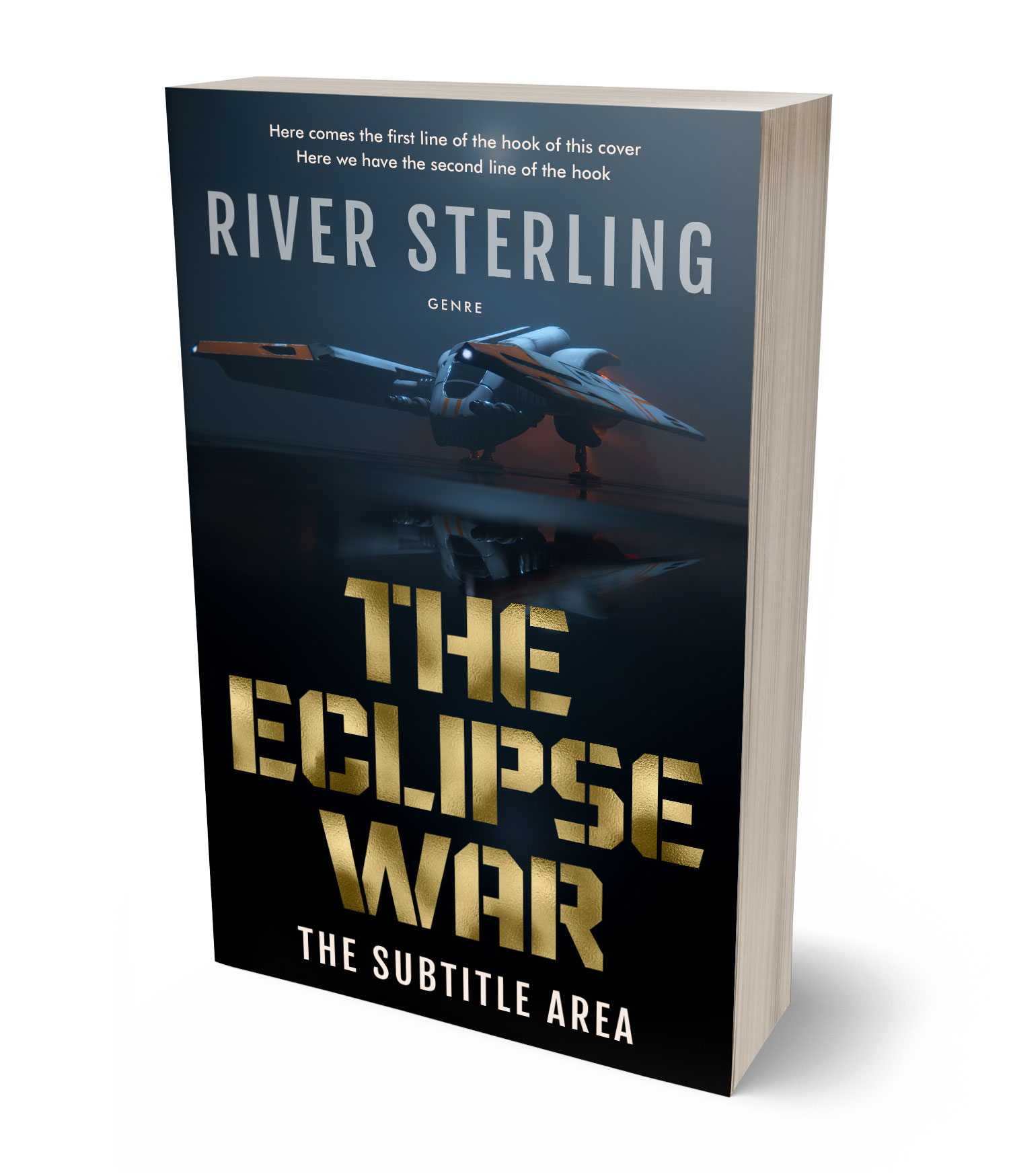 3D view of Premade Science Fiction Book Cover - Mirage #36226 | BookCoverZone*