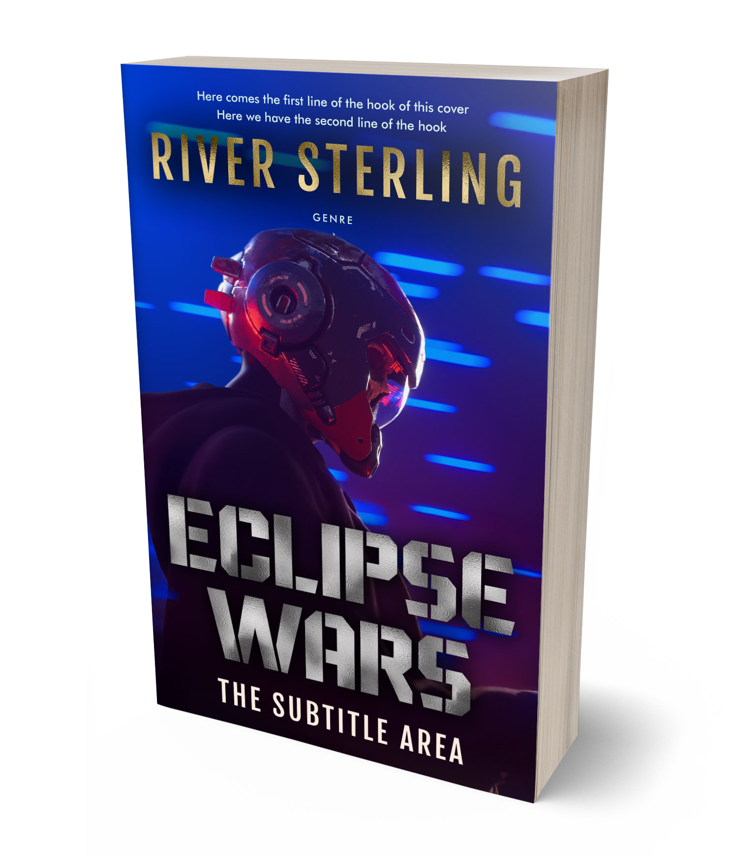 3D view of Premade Science Fiction Book Cover - Haiti #36230 | BookCoverZone*