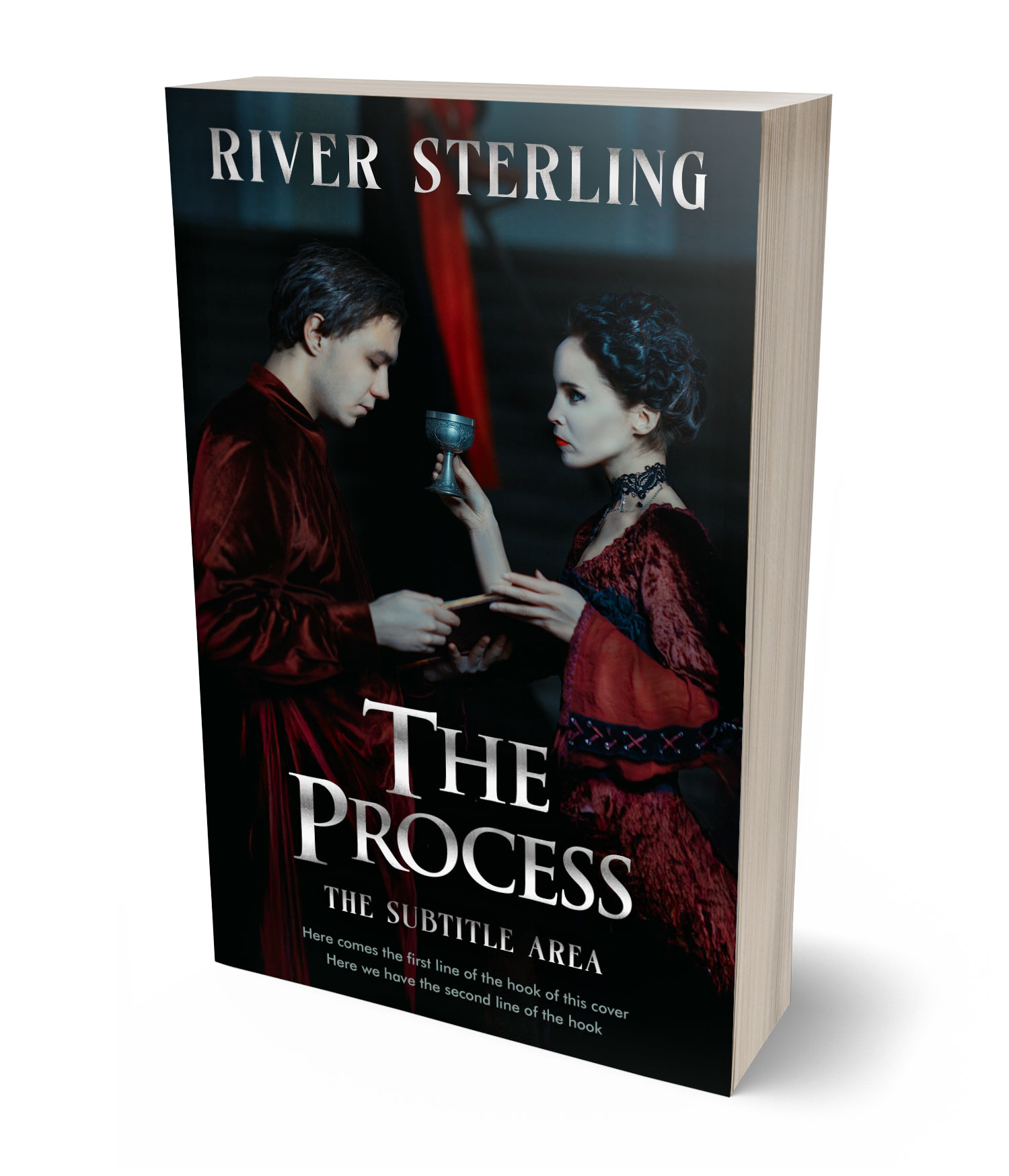 3D view of Premade Paranormal & Urban Book Cover - Woodsmoke #36248 | BookCoverZone*