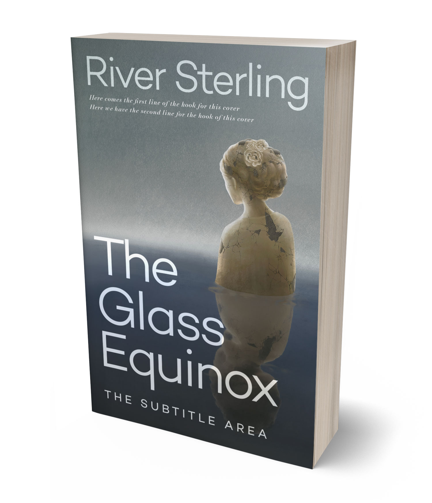 3D view of Premade Surreal Book Cover - Abbey #36253 | BookCoverZone*