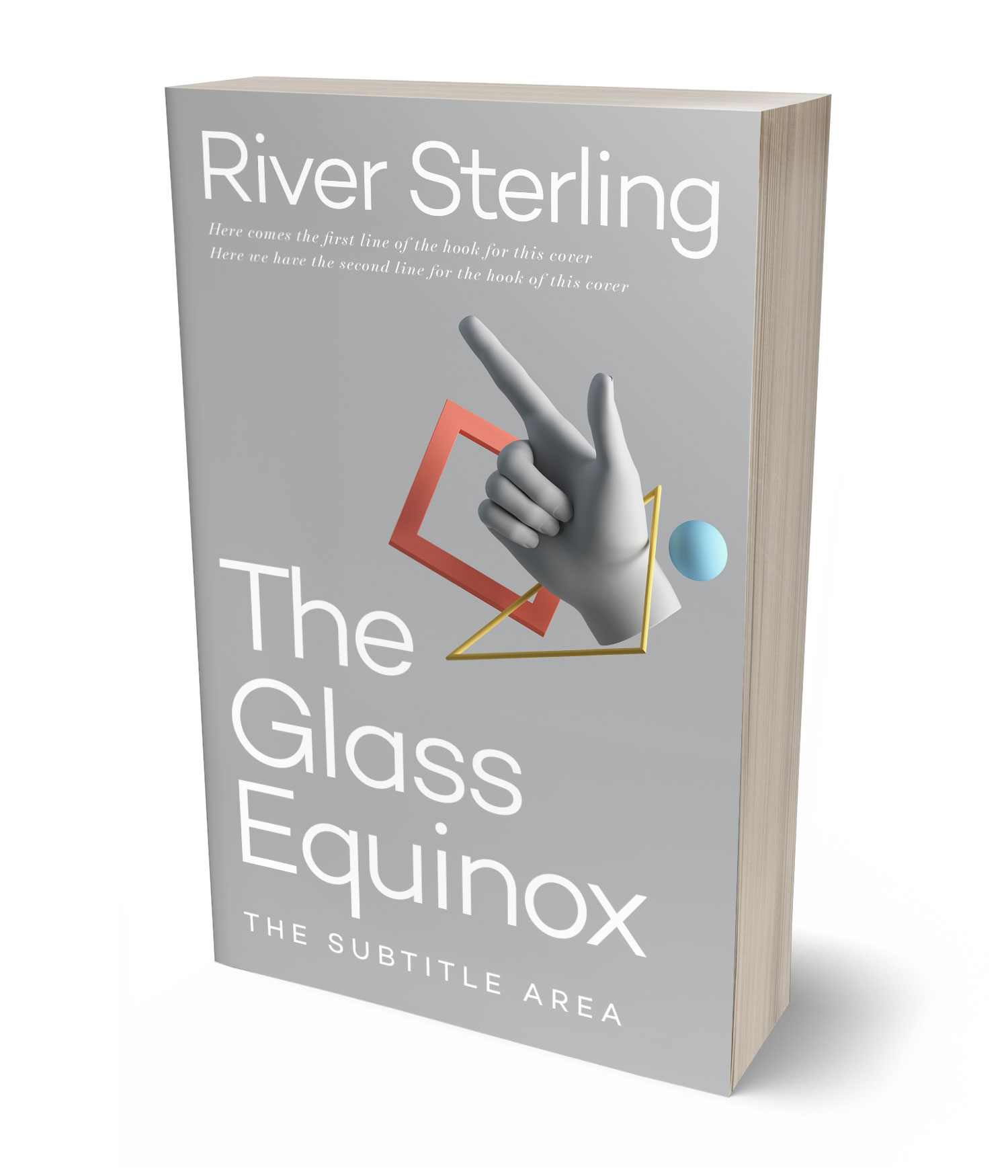 3D view of Premade Surreal Book Cover - Bombay #36255 | BookCoverZone*