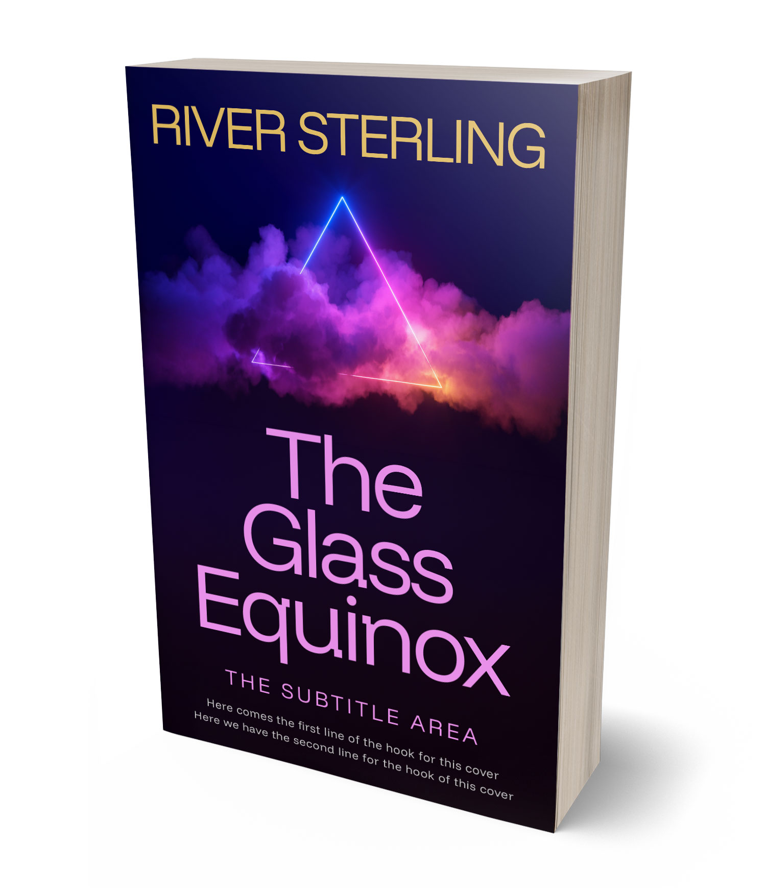 3D view of Premade Science Fiction Book Cover - Black Rock #36263 | BookCoverZone*