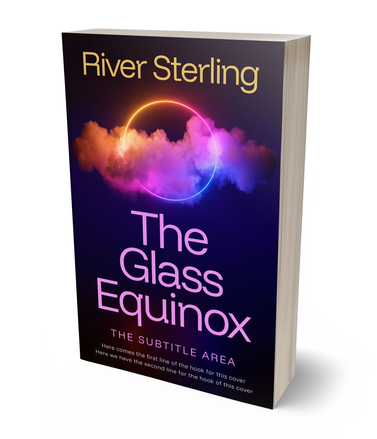 3D view of Premade Science Fiction Book Cover - Hopbush #36264 | BookCoverZone*