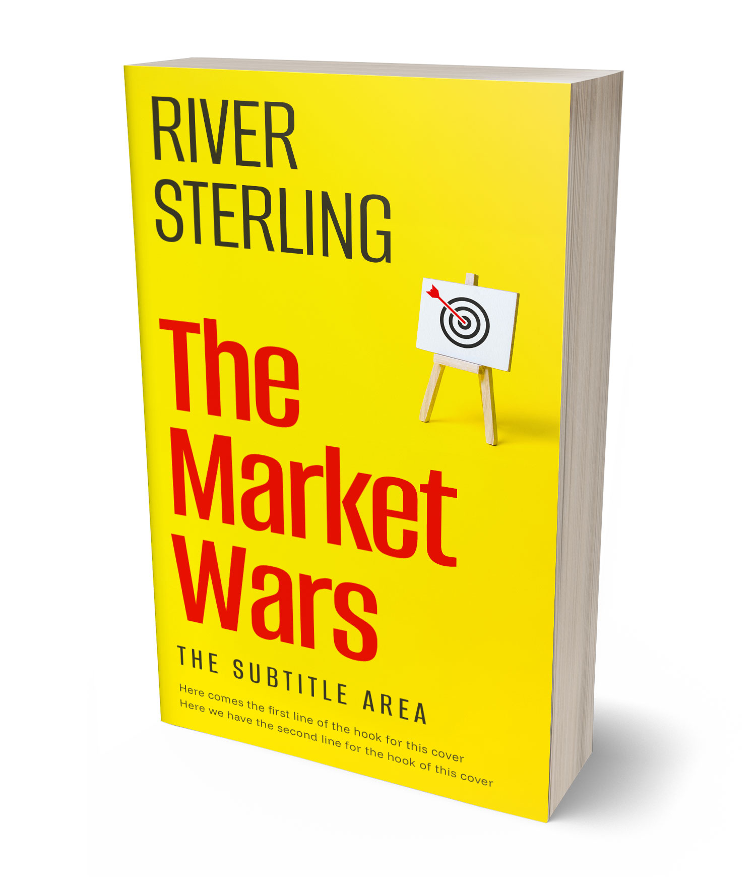 3D view of Premade Business Book Cover - Turbo #36275 | BookCoverZone*