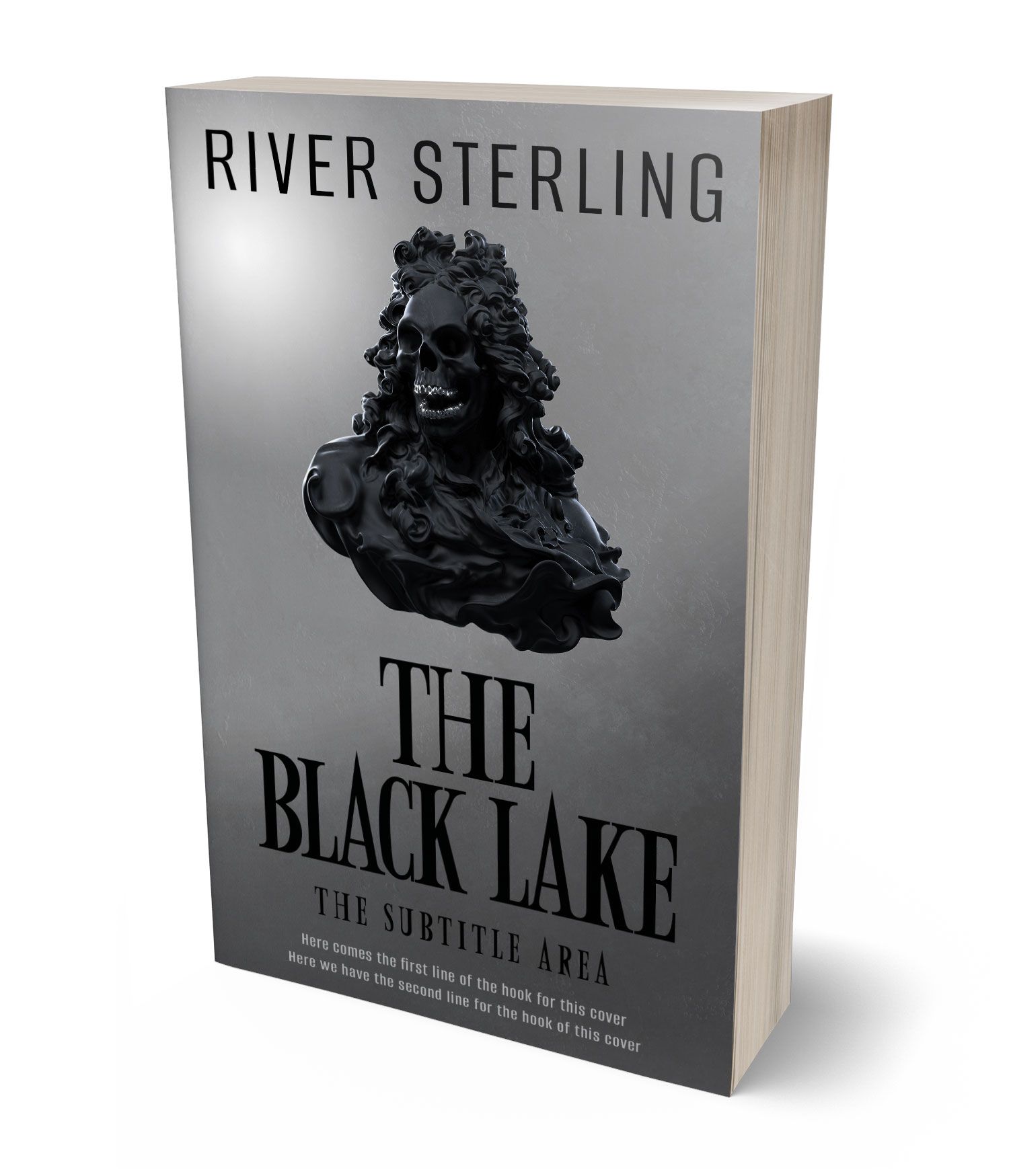 3D view of Premade Horror Book Cover - Abbey #36298 | BookCoverZone*