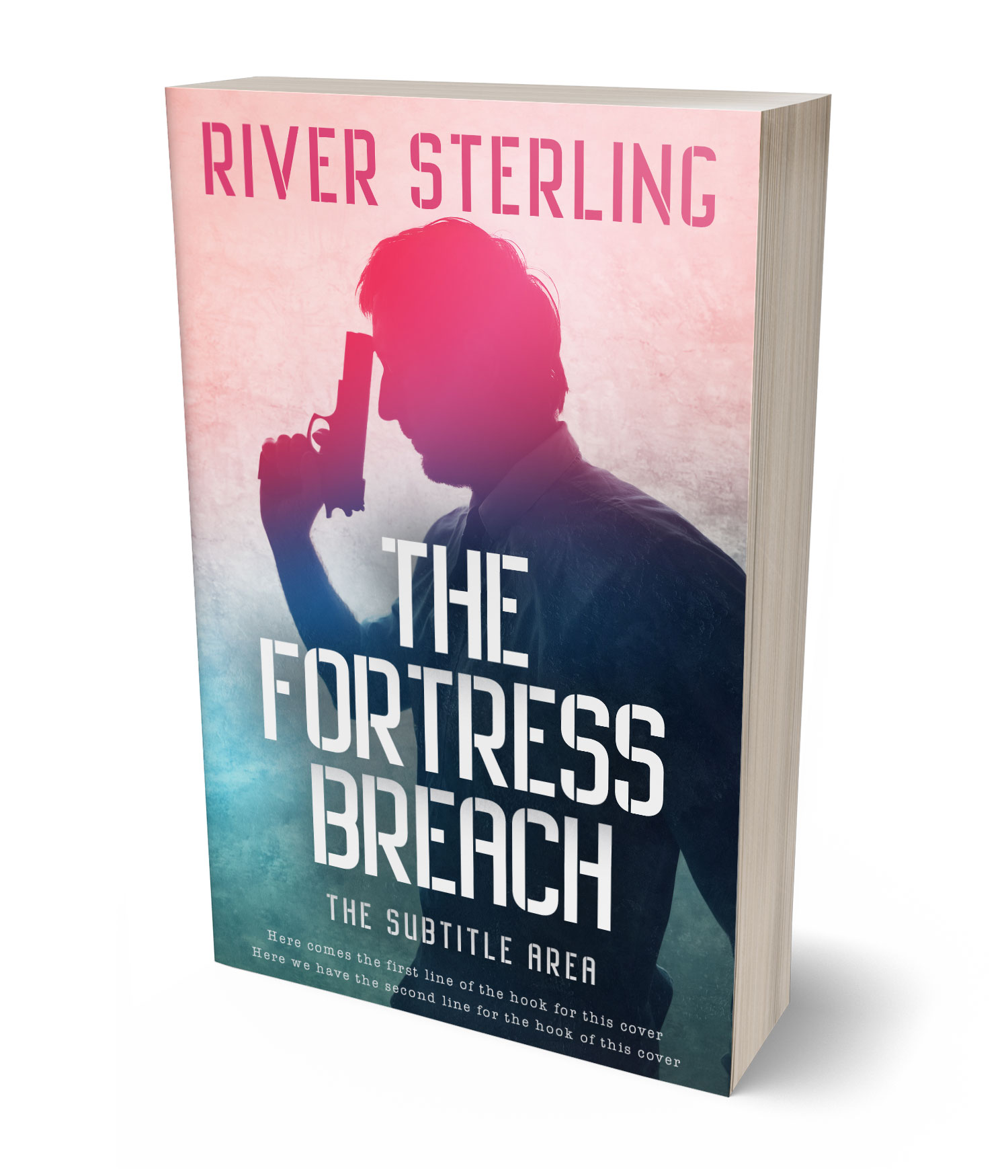 3D view of Premade Mystery & Thriller & Suspense Book Cover - Swiss Coffee #36304 | BookCoverZone*