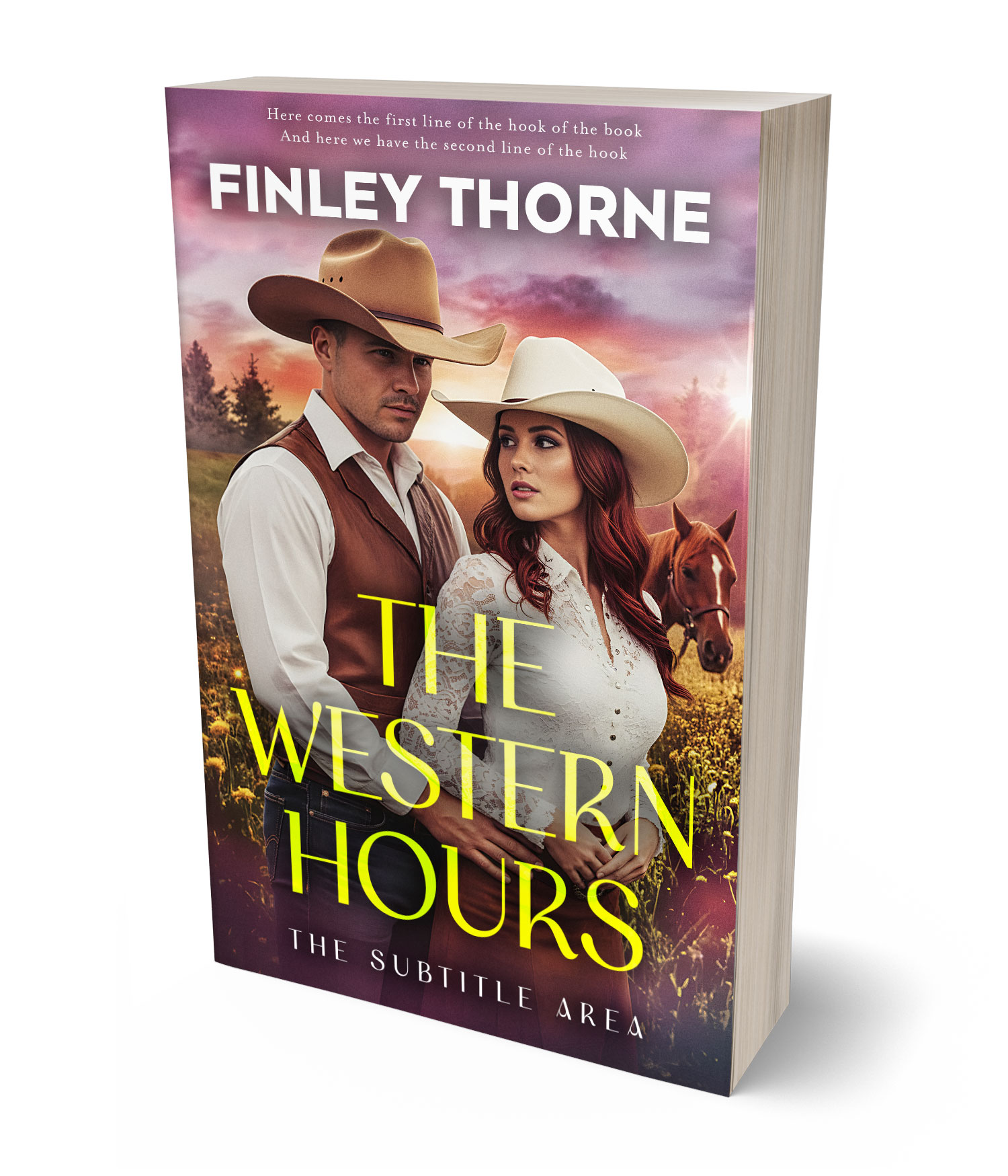 3D view of Premade  Book Cover - Russett #36311 | BookCoverZone*