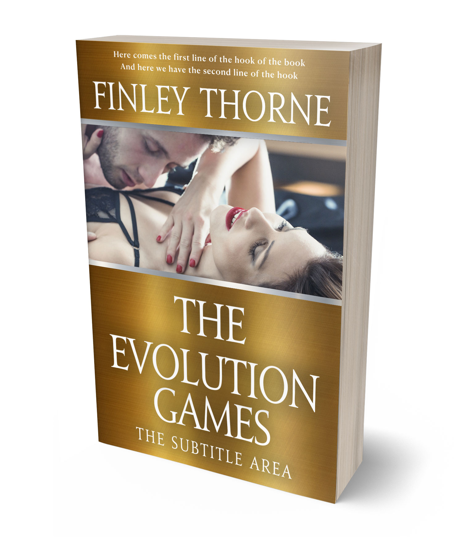 3D view of Premade Erotica Book Cover - Cape Palliser #36394 | BookCoverZone*
