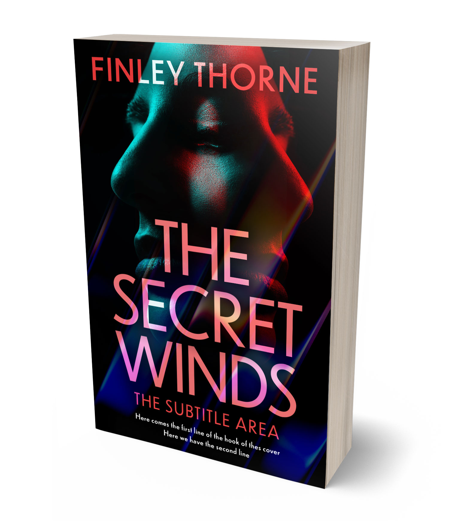 3D view of Premade Mystery & Thriller & Suspense Book Cover - Sunglo #36427 | BookCoverZone*