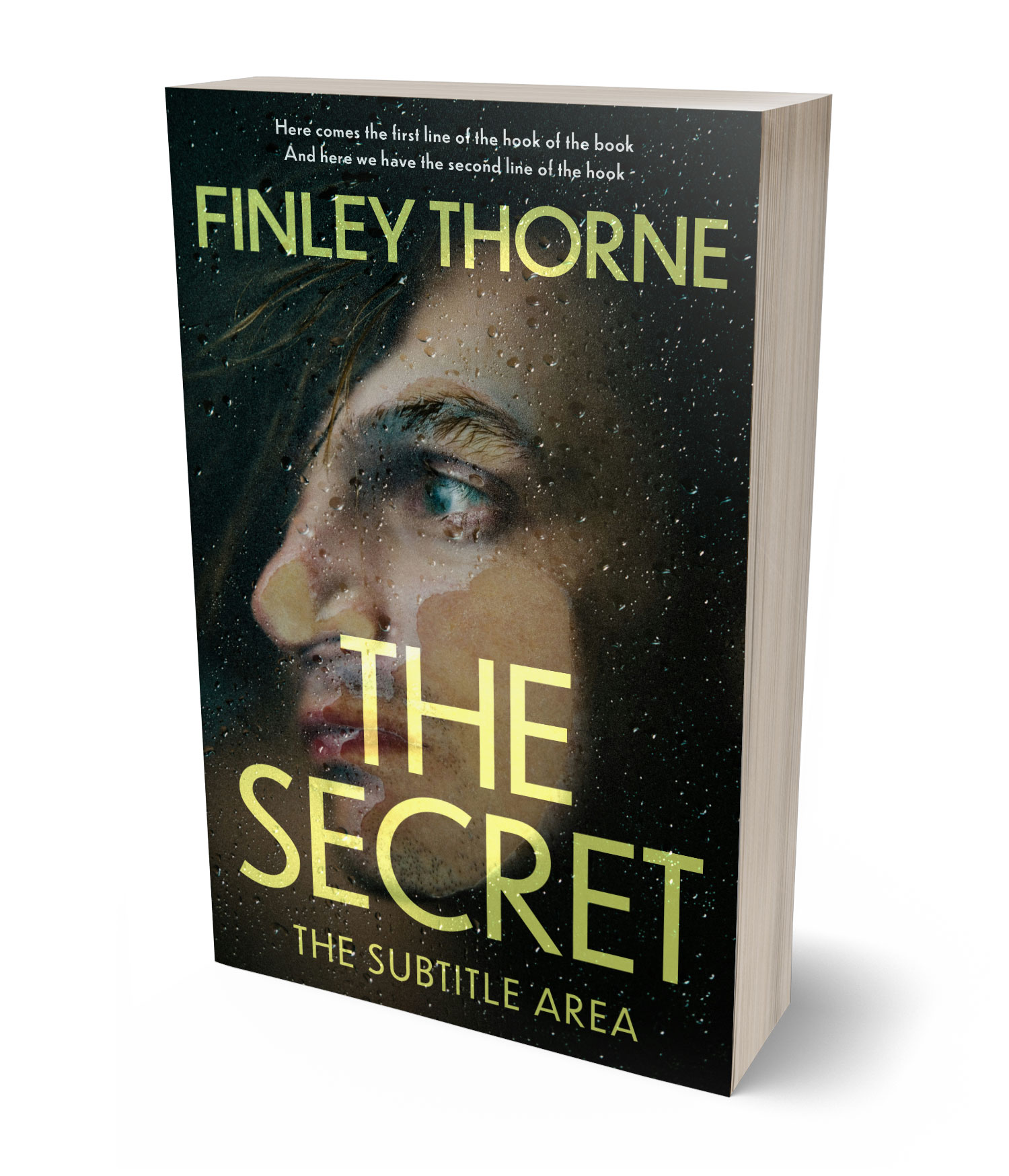 3D view of Premade Mystery & Thriller & Suspense Book Cover - Gimblet #36428 | BookCoverZone*
