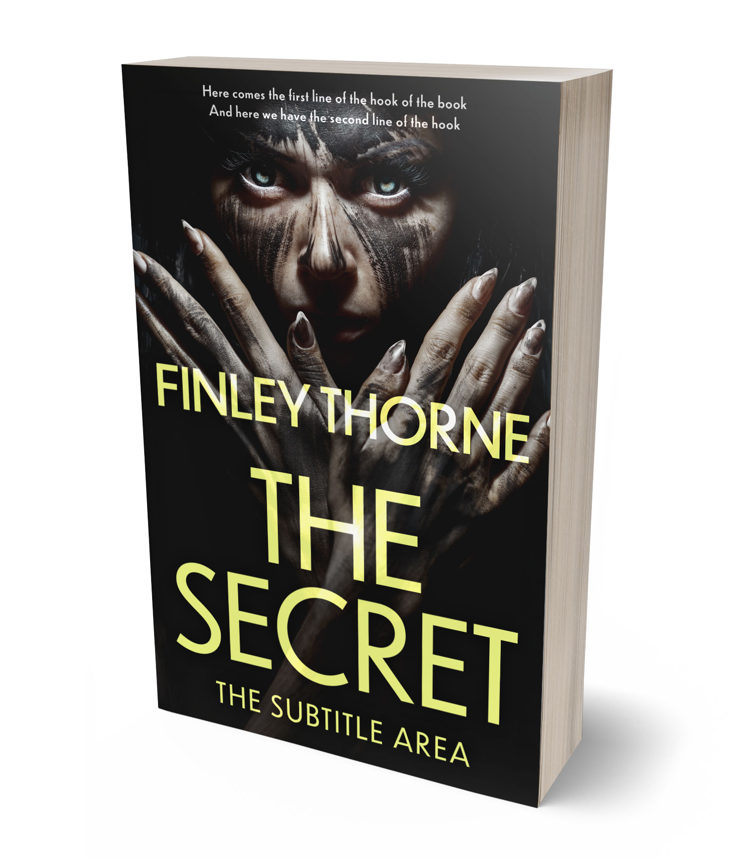 3D view of Premade Mystery & Thriller & Suspense Book Cover - Pine Glade #36430 | BookCoverZone*