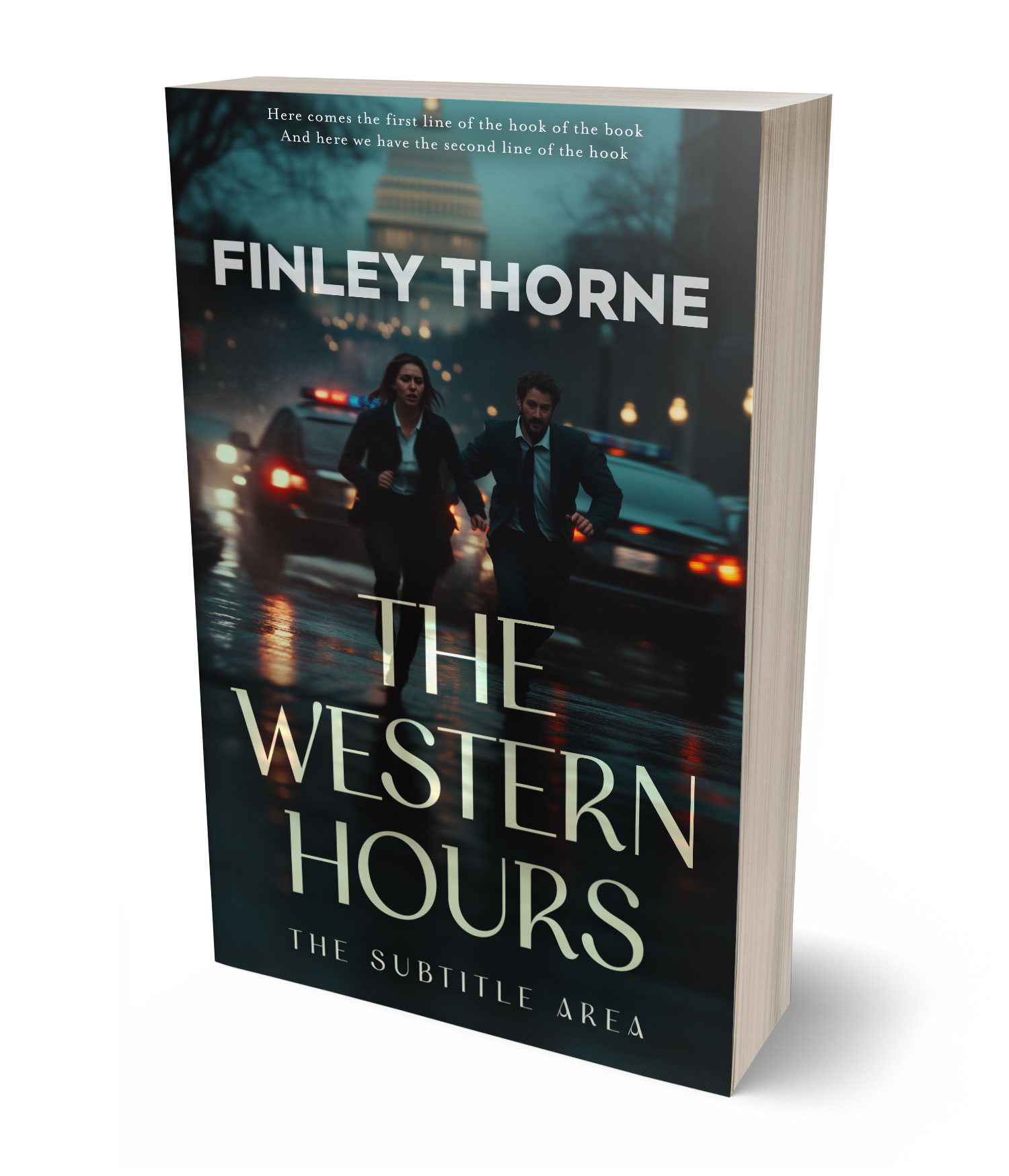 3D view of Premade Mystery & Thriller & Suspense Book Cover - Outer Space #36466 | BookCoverZone*