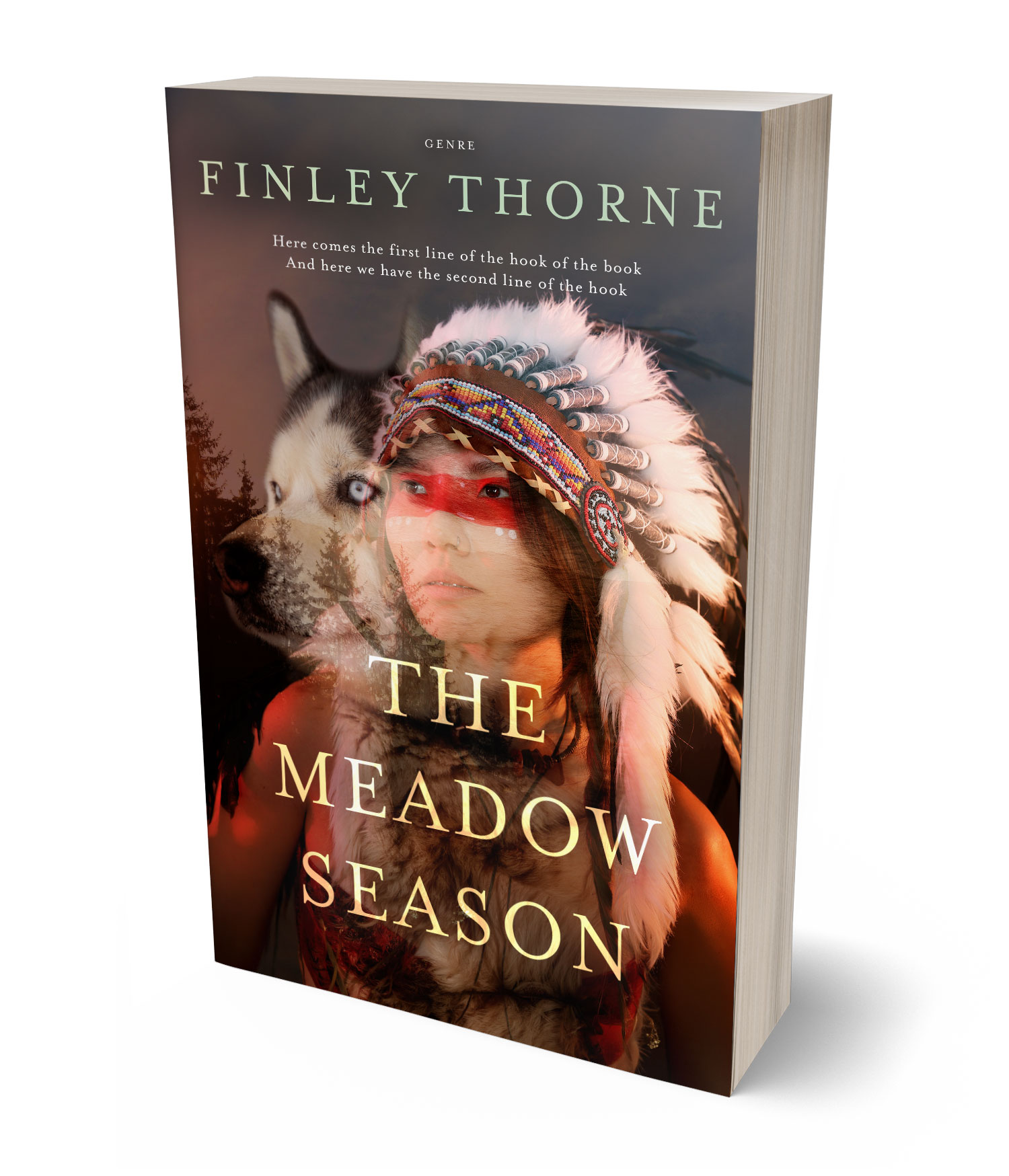 3D view of Premade Fantasy Book Cover - Treehouse #36494 | BookCoverZone*