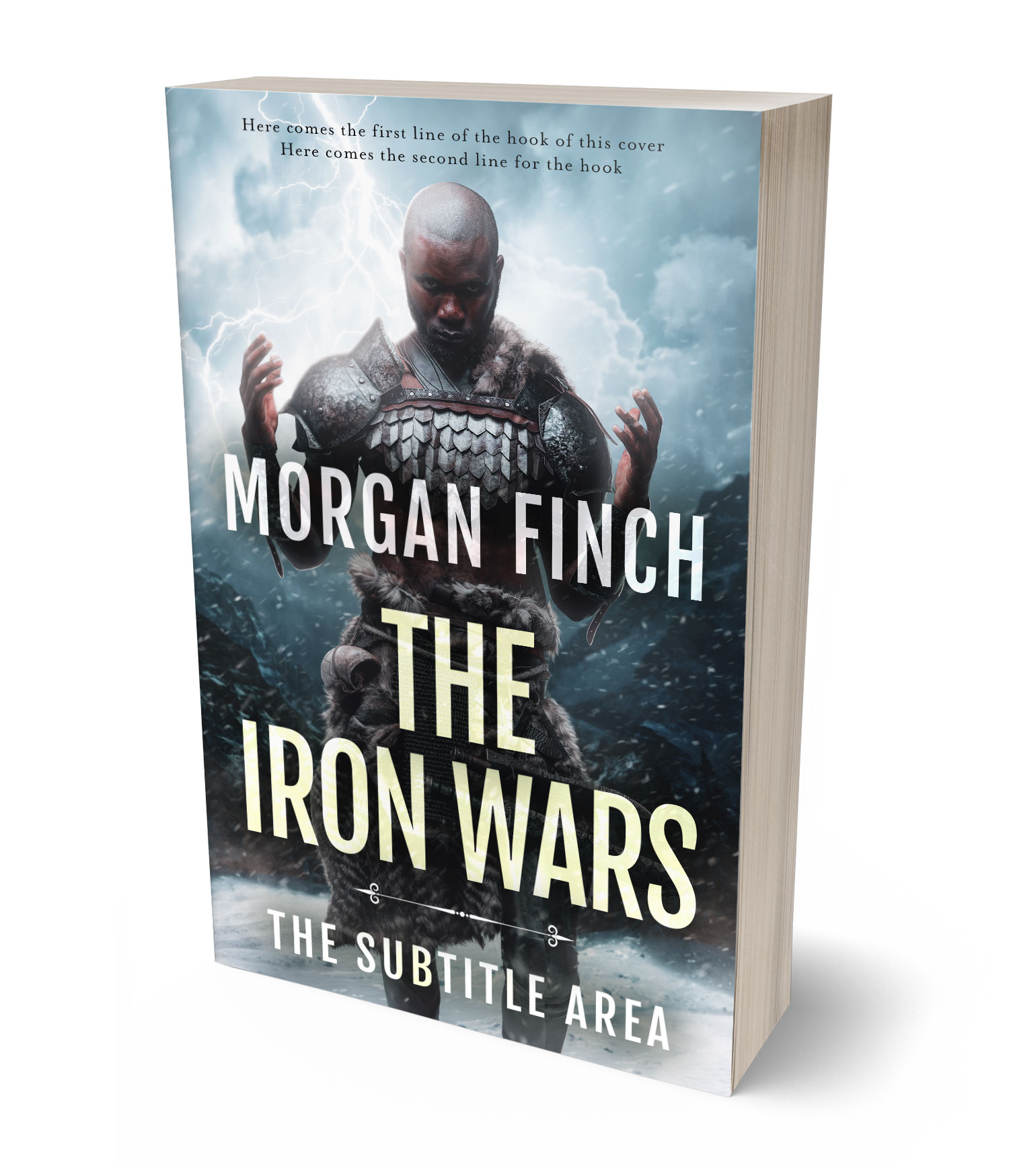 3D view of Premade Fantasy Book Cover - Outer Space