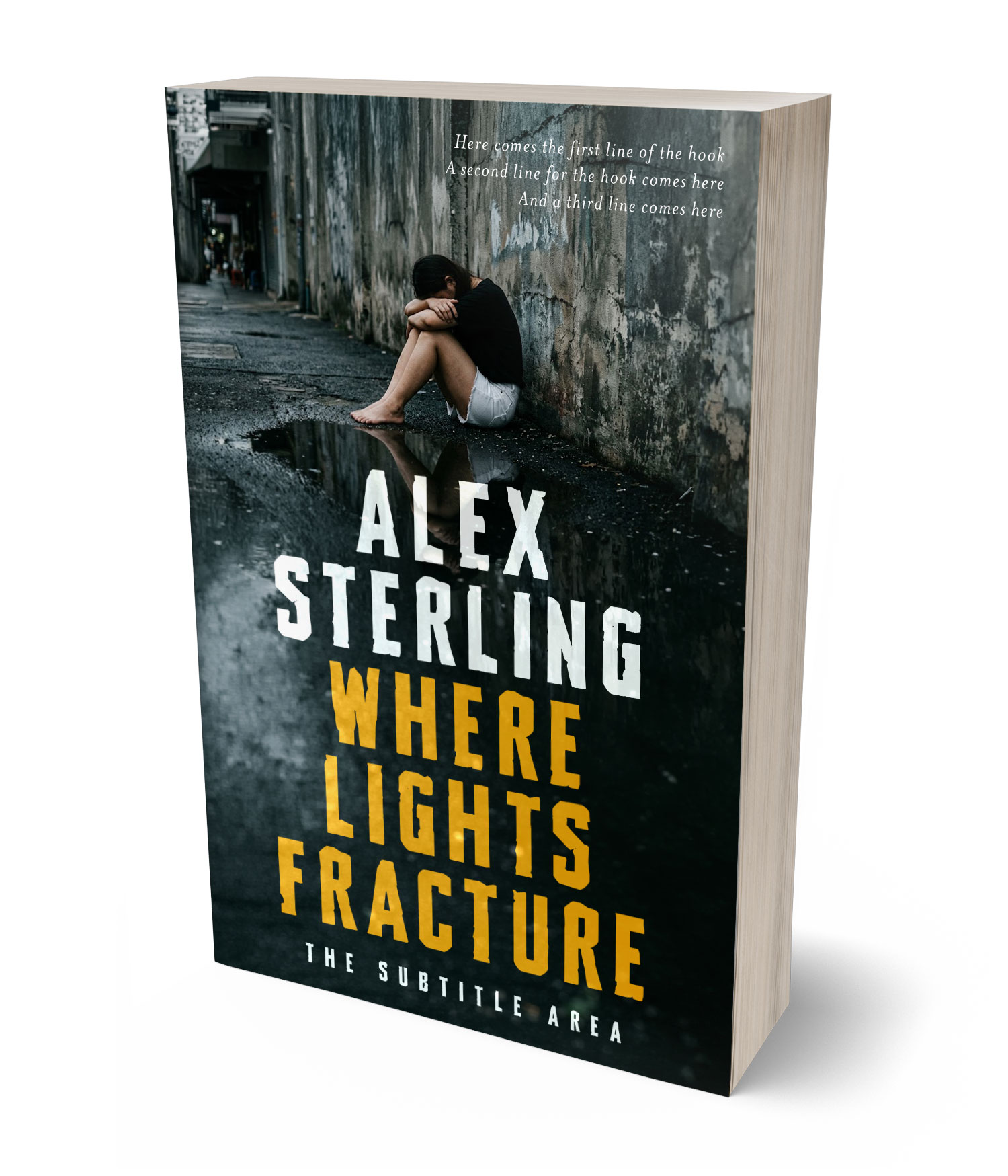 3D view of Premade Mystery & Thriller & Suspense Book Cover - Outer Space #36567 | BookCoverZone*