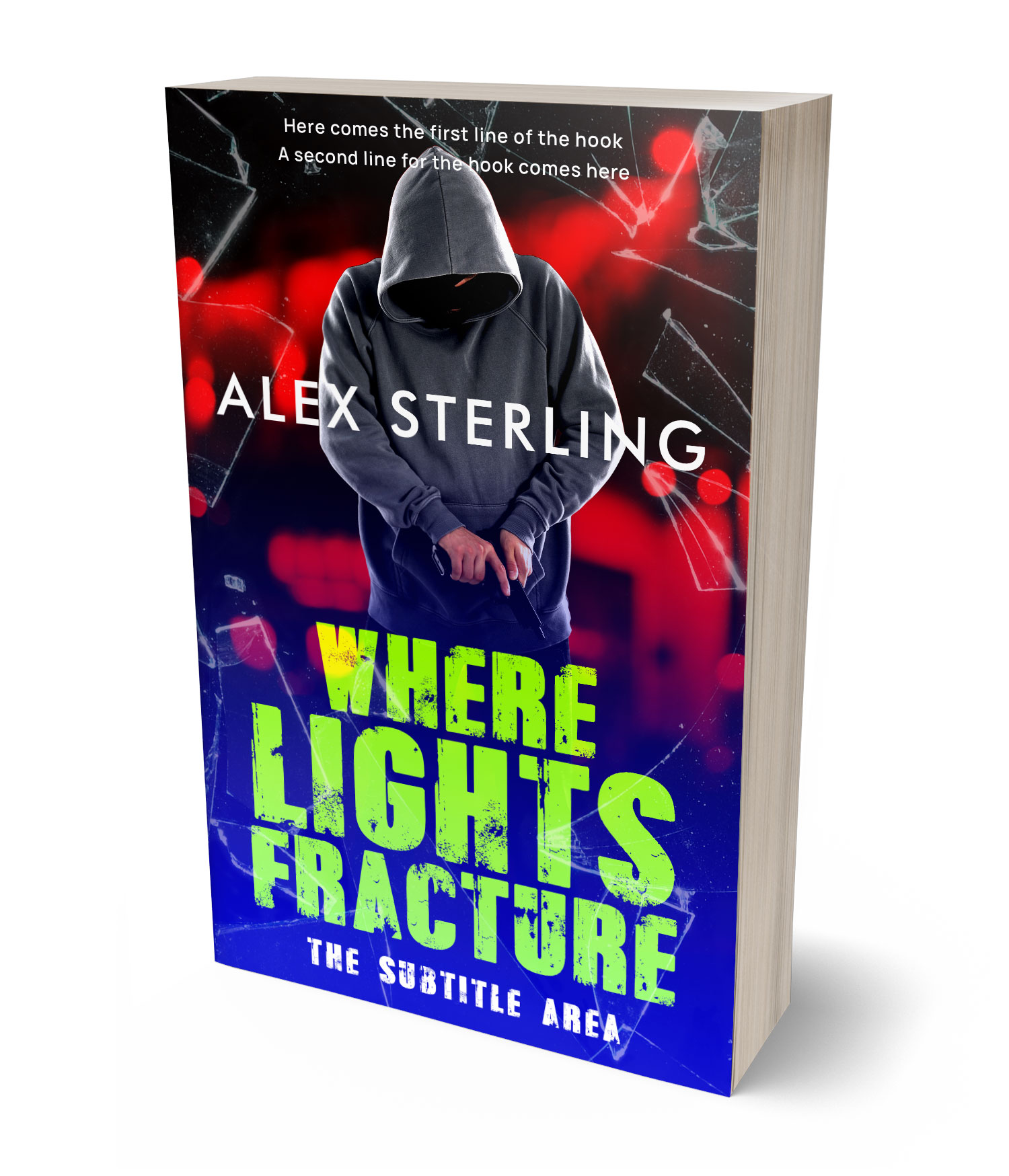 3D view of Premade Mystery & Thriller & Suspense Book Cover - Haiti #36569 | BookCoverZone*