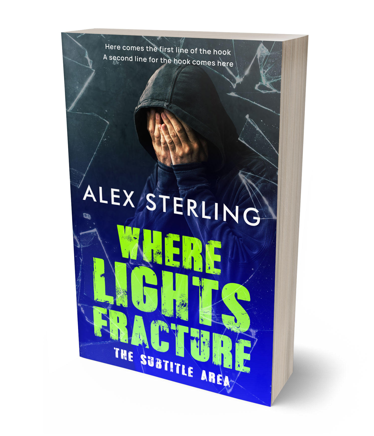 3D view of Premade Mystery & Thriller & Suspense Book Cover - Mirage #36570 | BookCoverZone*