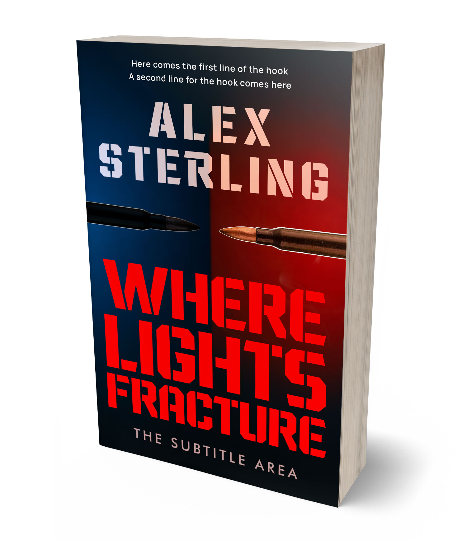 3D view of Premade Mystery & Thriller & Suspense Book Cover - Bastille #36574 | BookCoverZone*