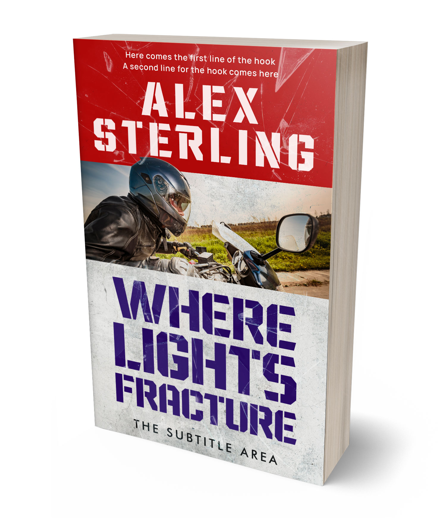 3D view of Premade Mystery & Thriller & Suspense Book Cover - Port Gore #36579 | BookCoverZone*
