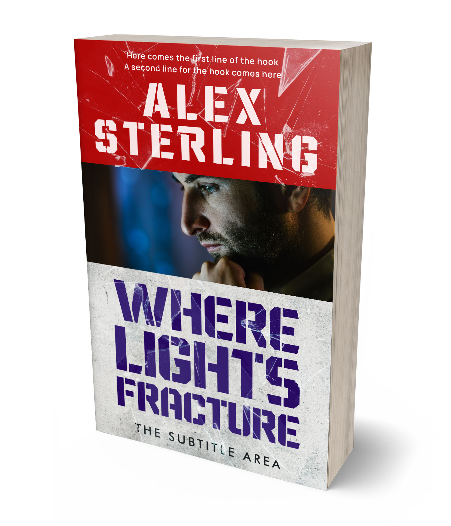 3D view of Premade Mystery & Thriller & Suspense Book Cover - Swiss Coffee #36580 | BookCoverZone*