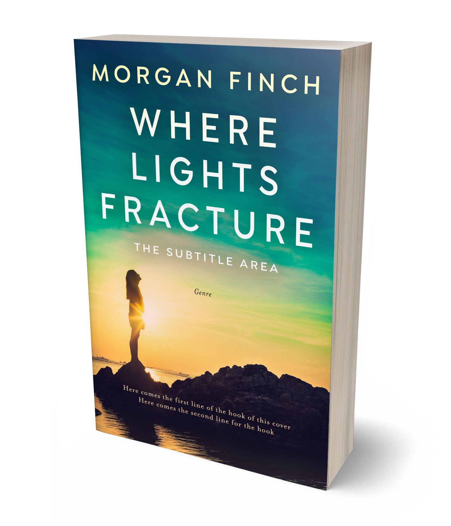 3D view of Premade Nature Book Cover - Eden