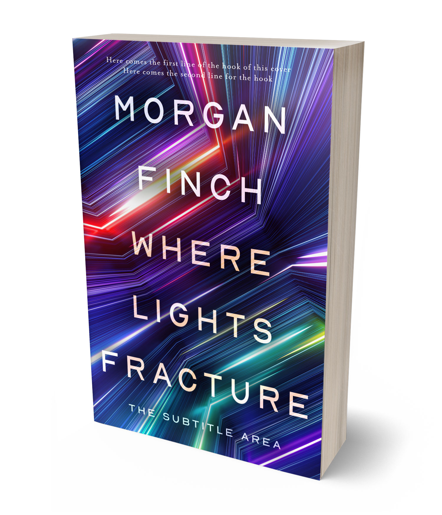 3D view of Premade Science Fiction Book Cover - Port Gore