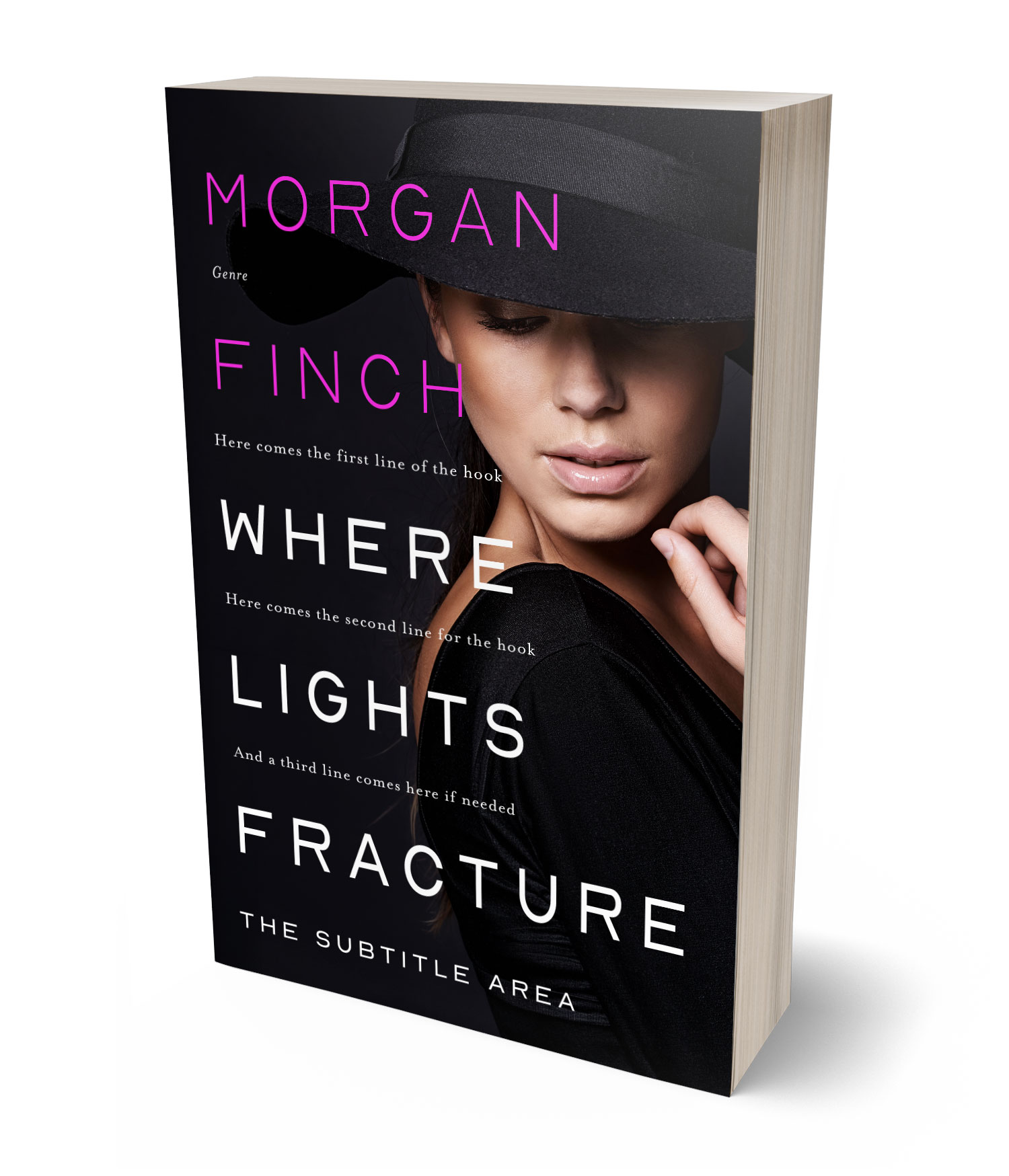 3D view of Premade Mystery & Thriller & Suspense Book Cover - Woodsmoke #36627 | BookCoverZone*