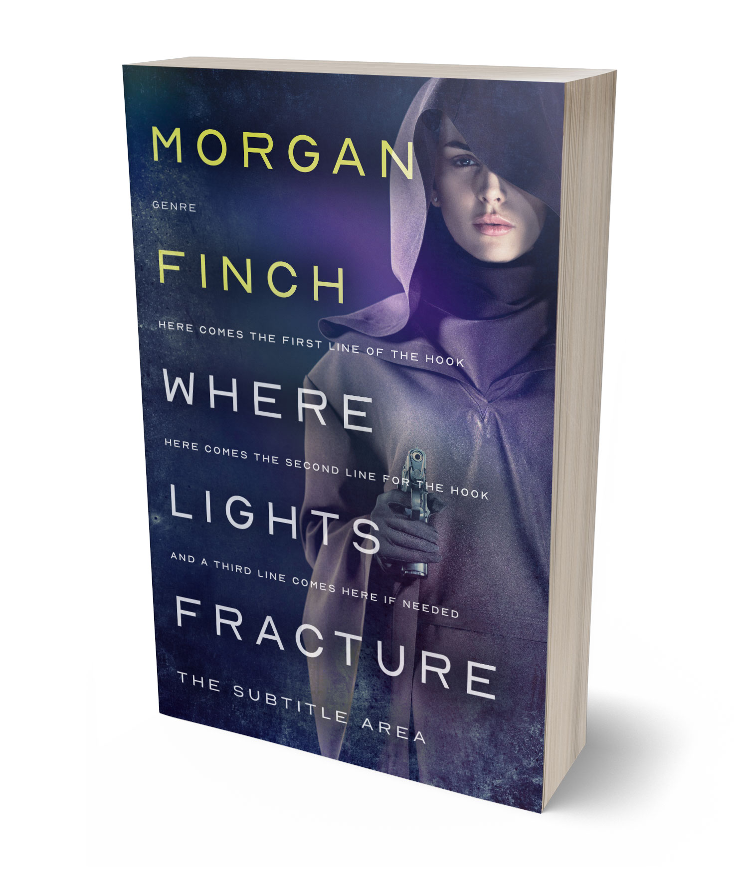 3D view of Premade Mystery & Thriller & Suspense Book Cover - Martinique #36628 | BookCoverZone*