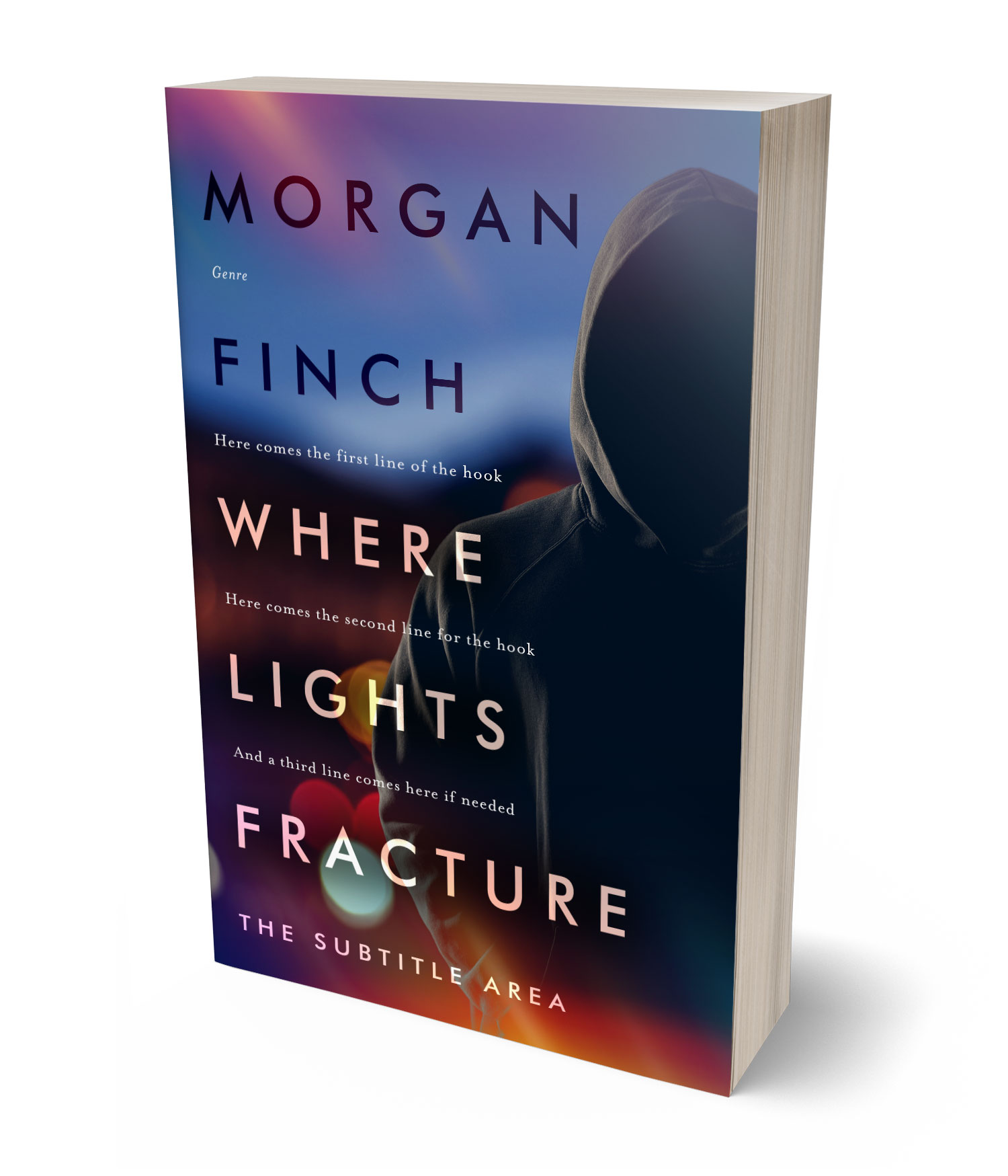 3D view of Premade Mystery & Thriller & Suspense Book Cover - Mirage #36633 | BookCoverZone*