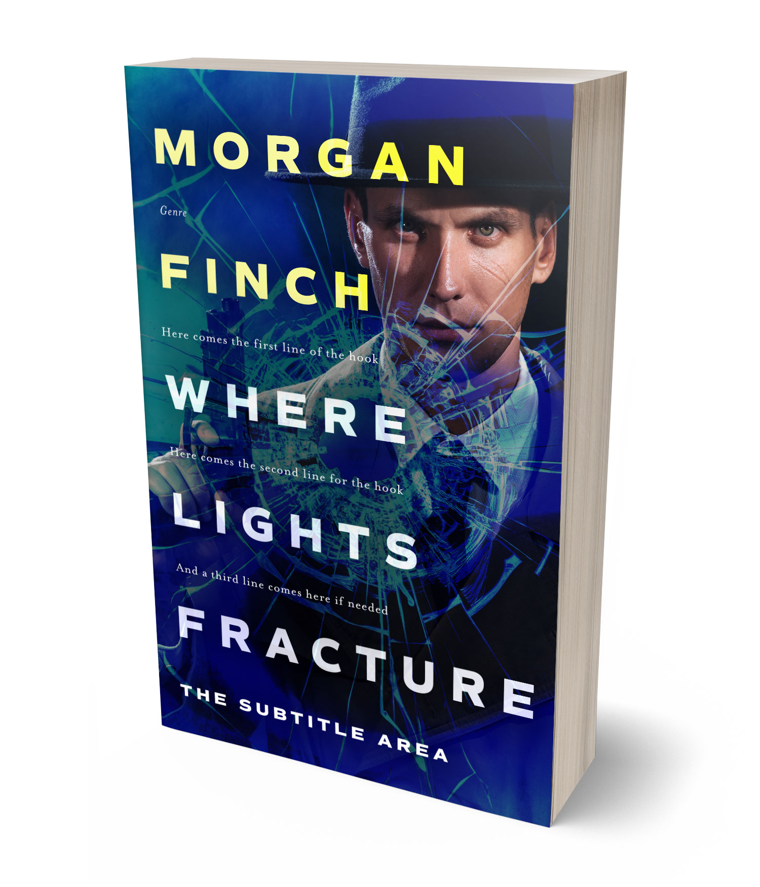 3D view of Premade Mystery & Thriller & Suspense Book Cover - Blue Zodiac #36635 | BookCoverZone*