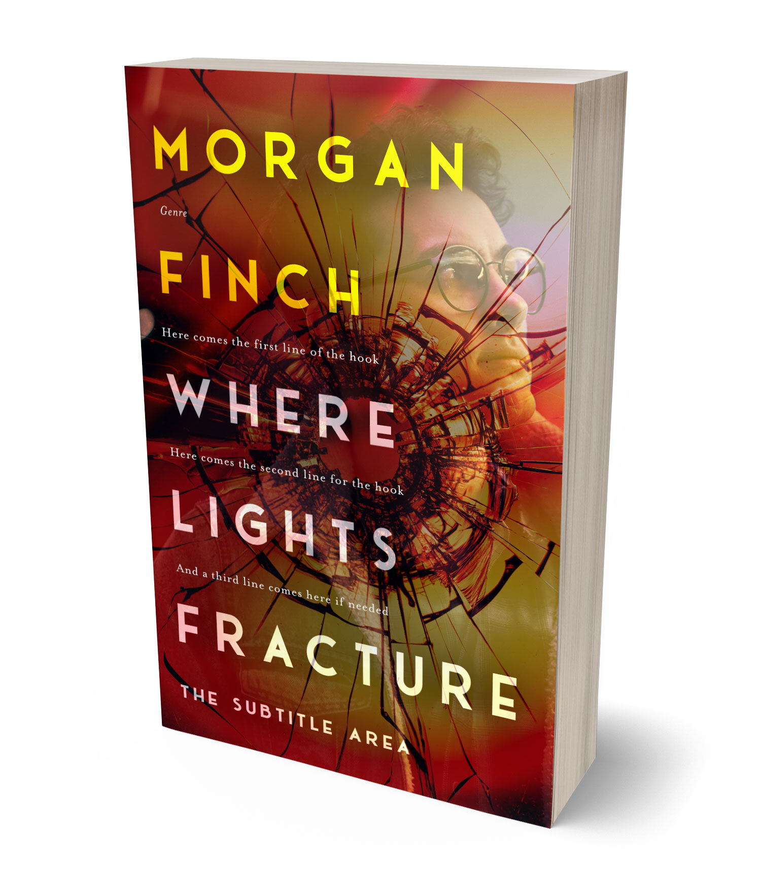 3D view of Premade Mystery & Thriller & Suspense Book Cover - Peanut #36639 | BookCoverZone*