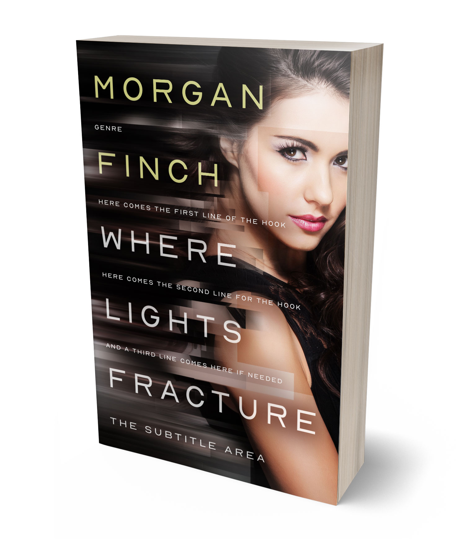 3D view of Premade Mystery & Thriller & Suspense Book Cover - Eunry #36643 | BookCoverZone*