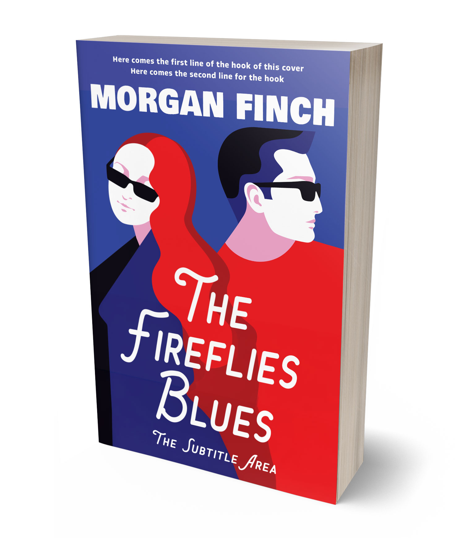 3D view of Premade Mystery & Thriller & Suspense Book Cover - Chambray #36683 | BookCoverZone