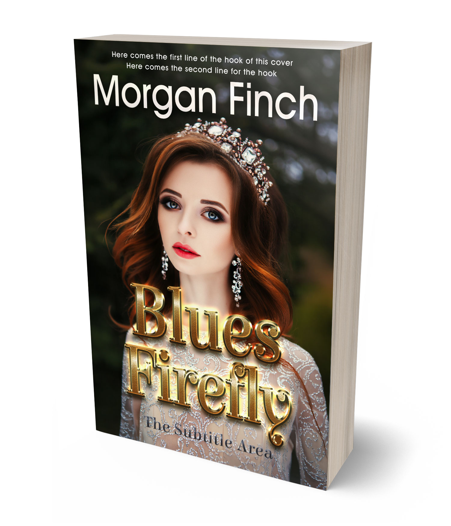 3D view of Premade Fantasy Book Cover - Cameo #36709 | BookCoverZone*