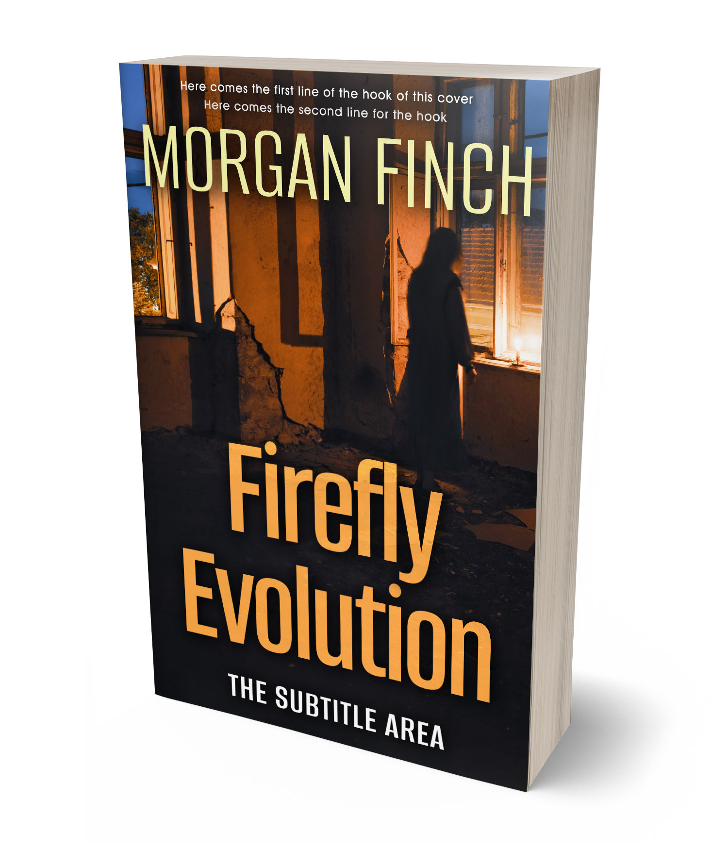 3D view of Premade Paranormal & Urban Book Cover - Di Serria #36710 | BookCoverZone*