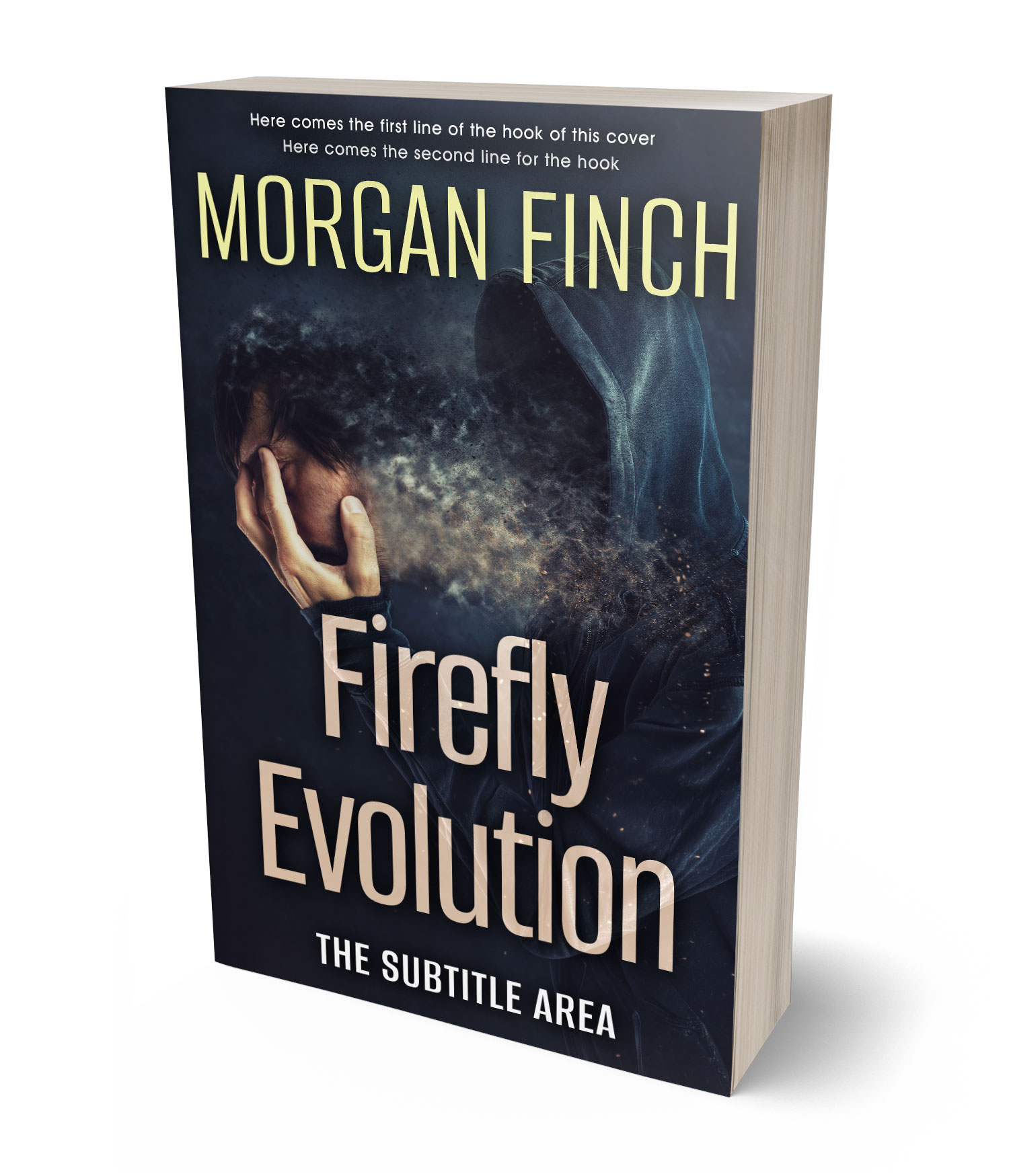 3D view of Premade Mystery & Thriller & Suspense Book Cover - Ebony Clay #36712 | BookCoverZone*
