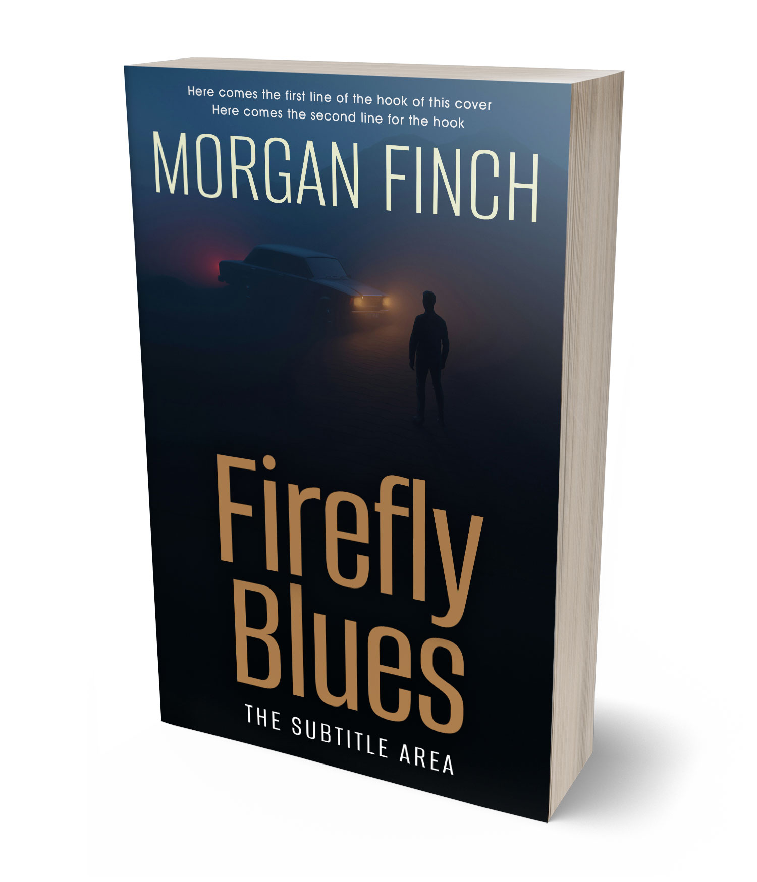 3D view of Premade Mystery & Thriller & Suspense Book Cover - Bunker #36724 | BookCoverZone*