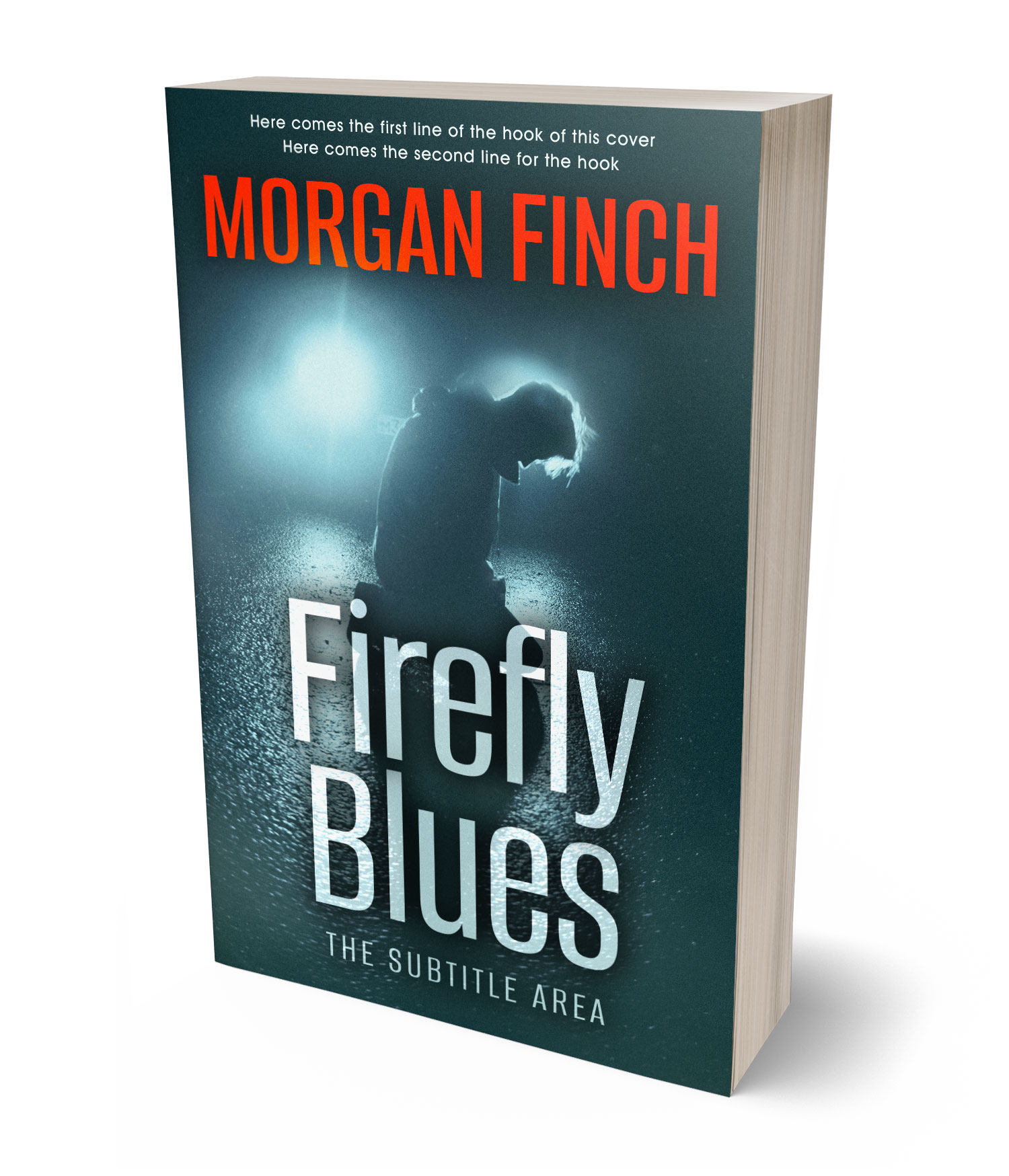 3D view of Premade Mystery & Thriller & Suspense Book Cover - Te Papa Green #36727 | BookCoverZone*