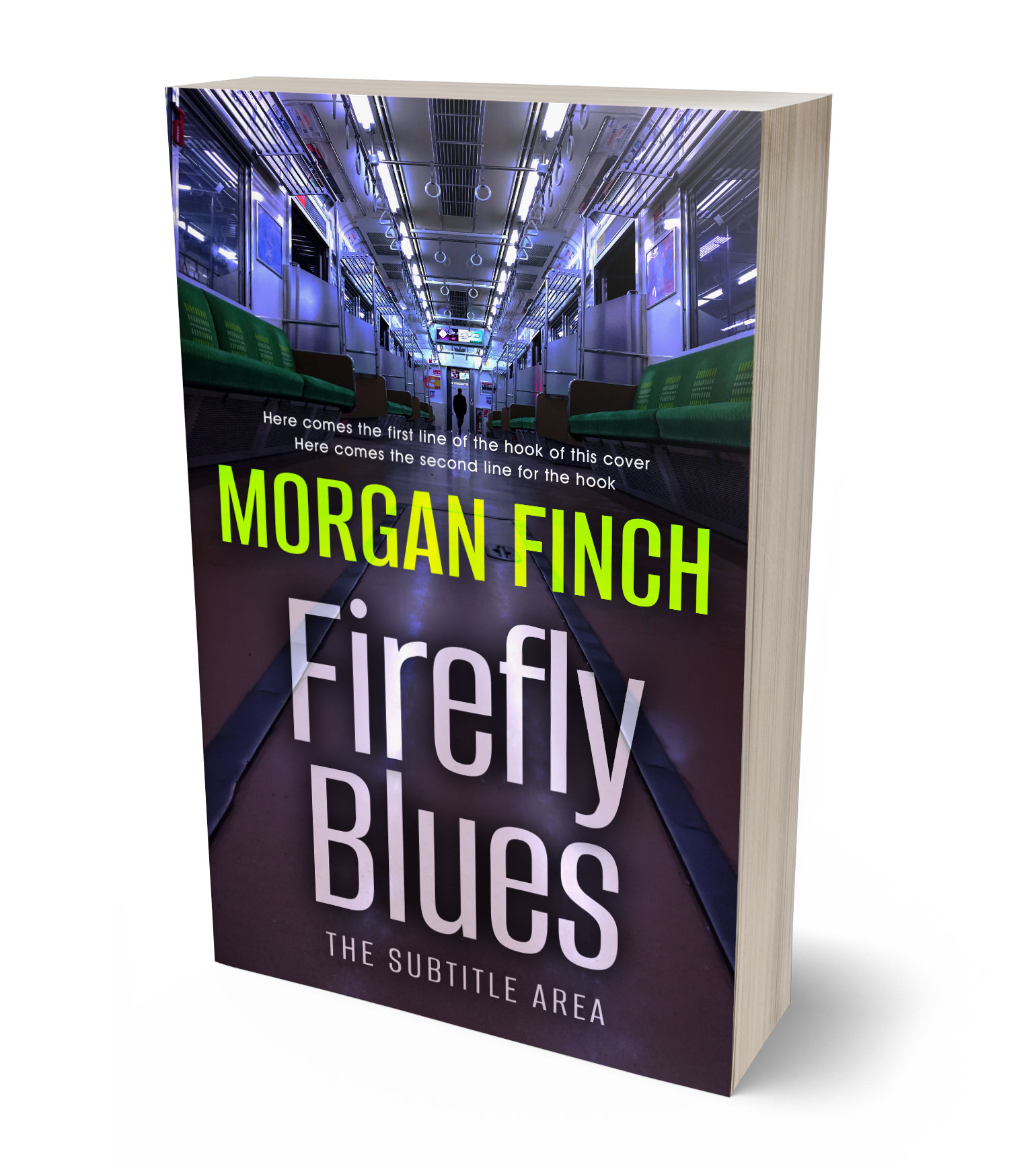3D view of Premade Mystery & Thriller & Suspense Book Cover - Steel Gray #36728 | BookCoverZone*