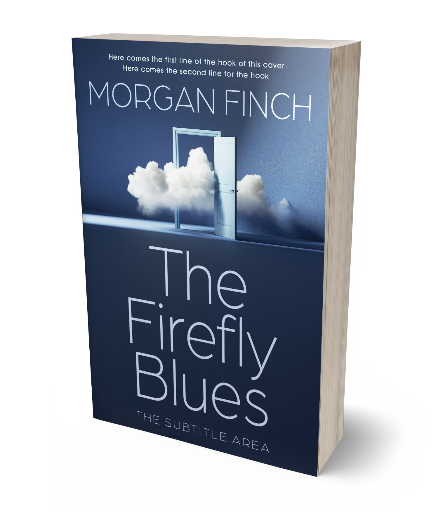 3D view of Premade Surreal Book Cover - Rhino #36740 | BookCoverZone*