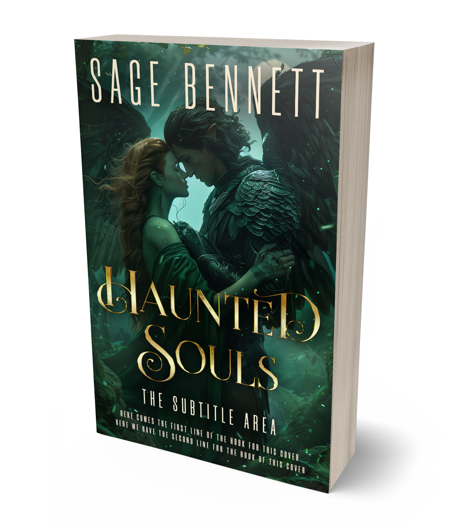 3D view of Premade Fantasy Book Cover - Aztec #36773 | BookCoverZone*