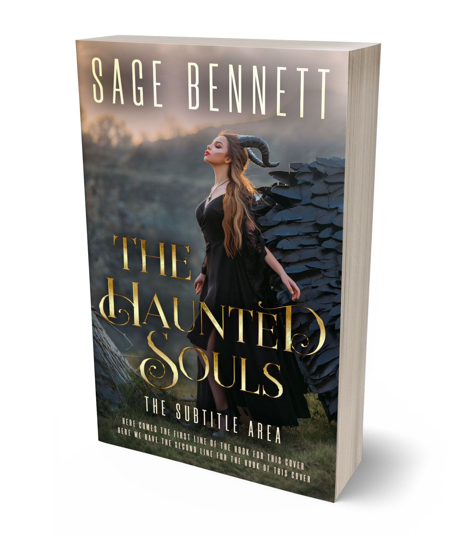3D view of Premade Fantasy Book Cover - Cape Cod #36783 | BookCoverZone*