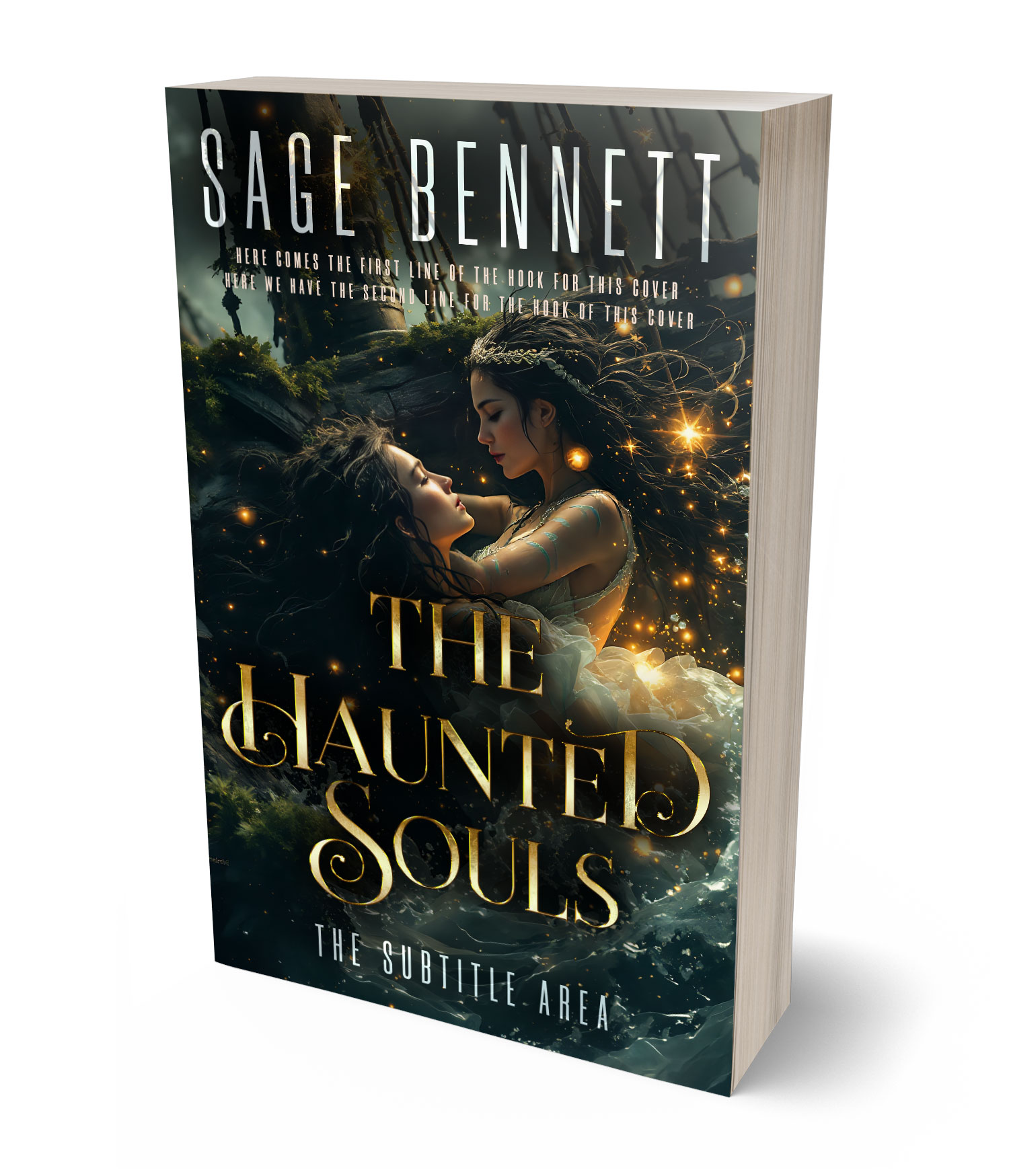 3D view of Premade Fantasy Book Cover - Heavy Metal #36786 | BookCoverZone*