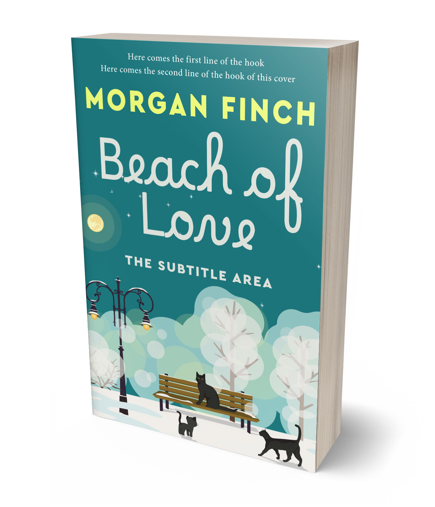 3D view of Premade Romance Book Cover - Tasman #36860 | BookCoverZone*