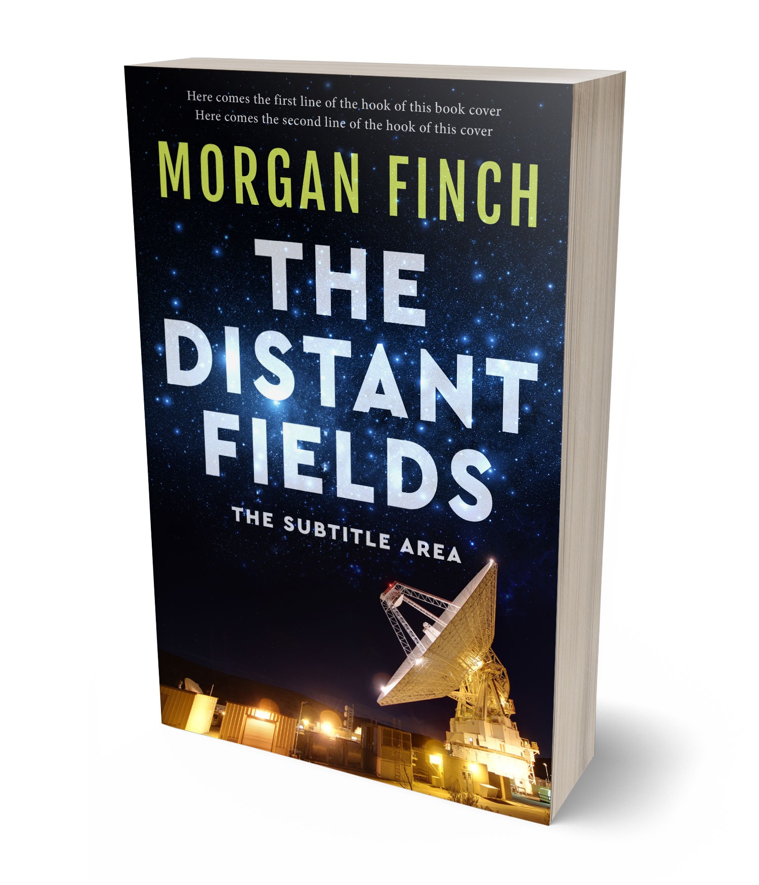 3D view of Premade Science Fiction Book Cover - Yuma #36868 | BookCoverZone*