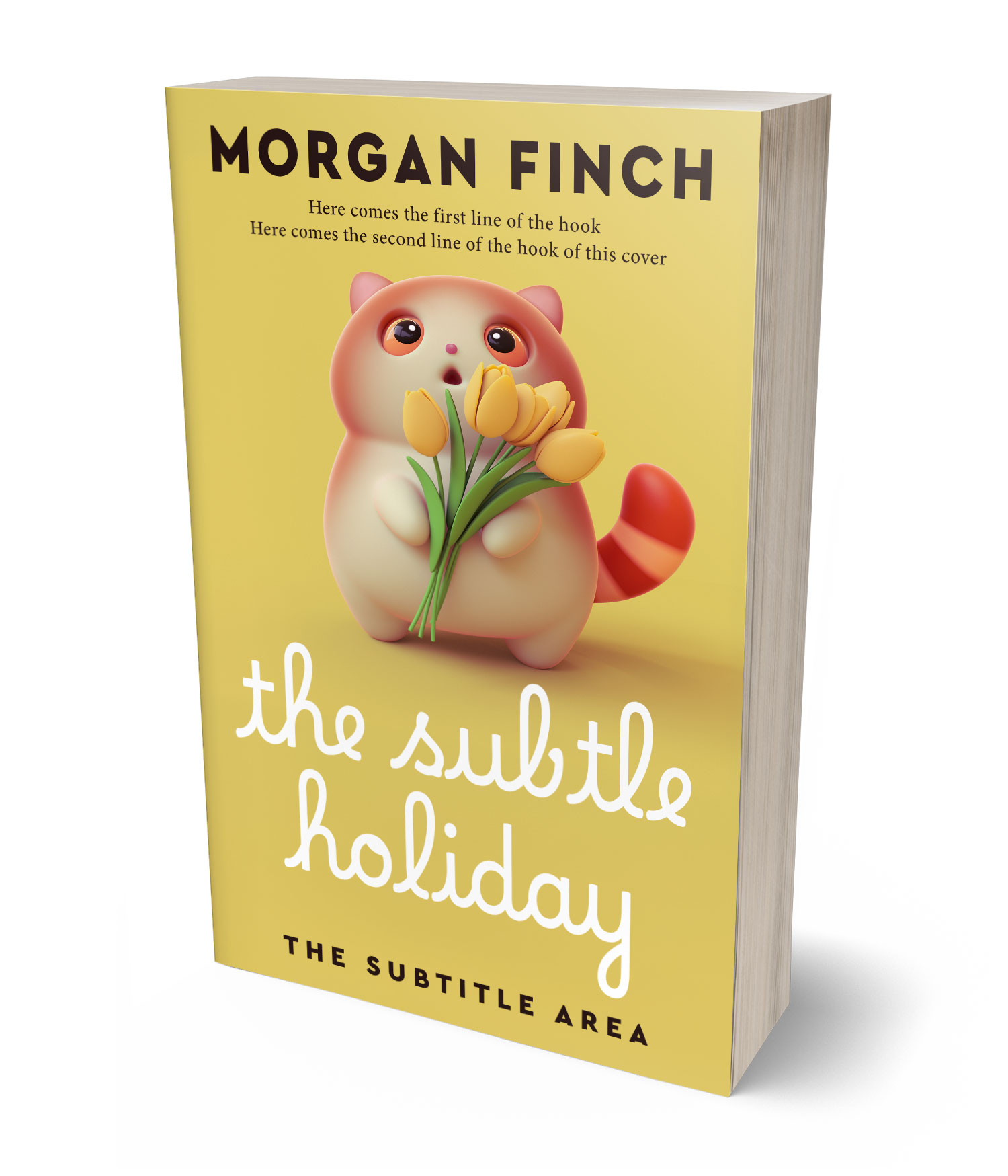 3D view of Premade Children's Book Cover - Apache #36879 | BookCoverZone*